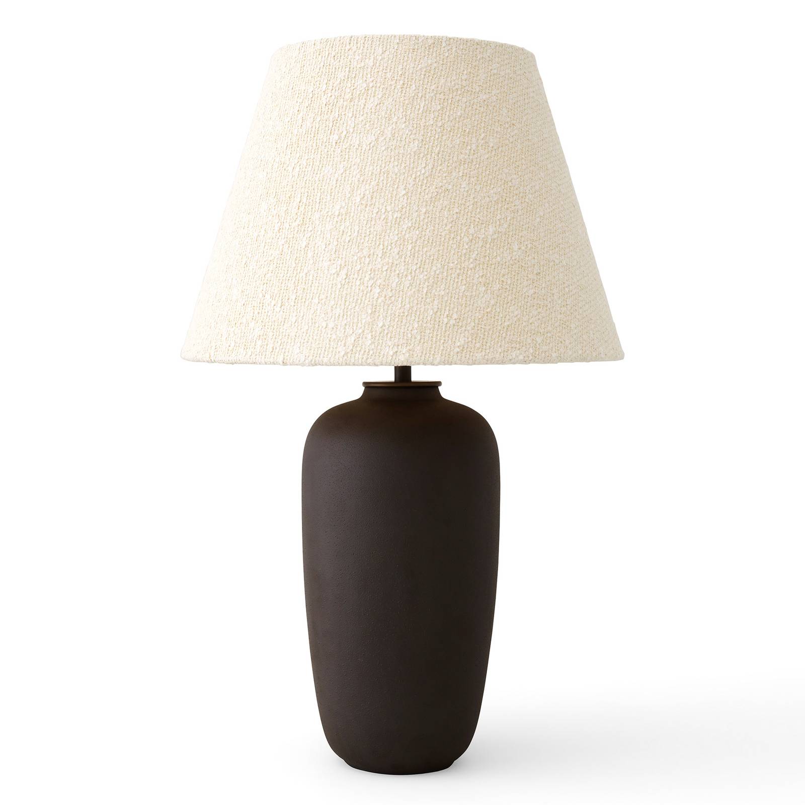 Menu Torso LED table lamp, brown/white, 57cm