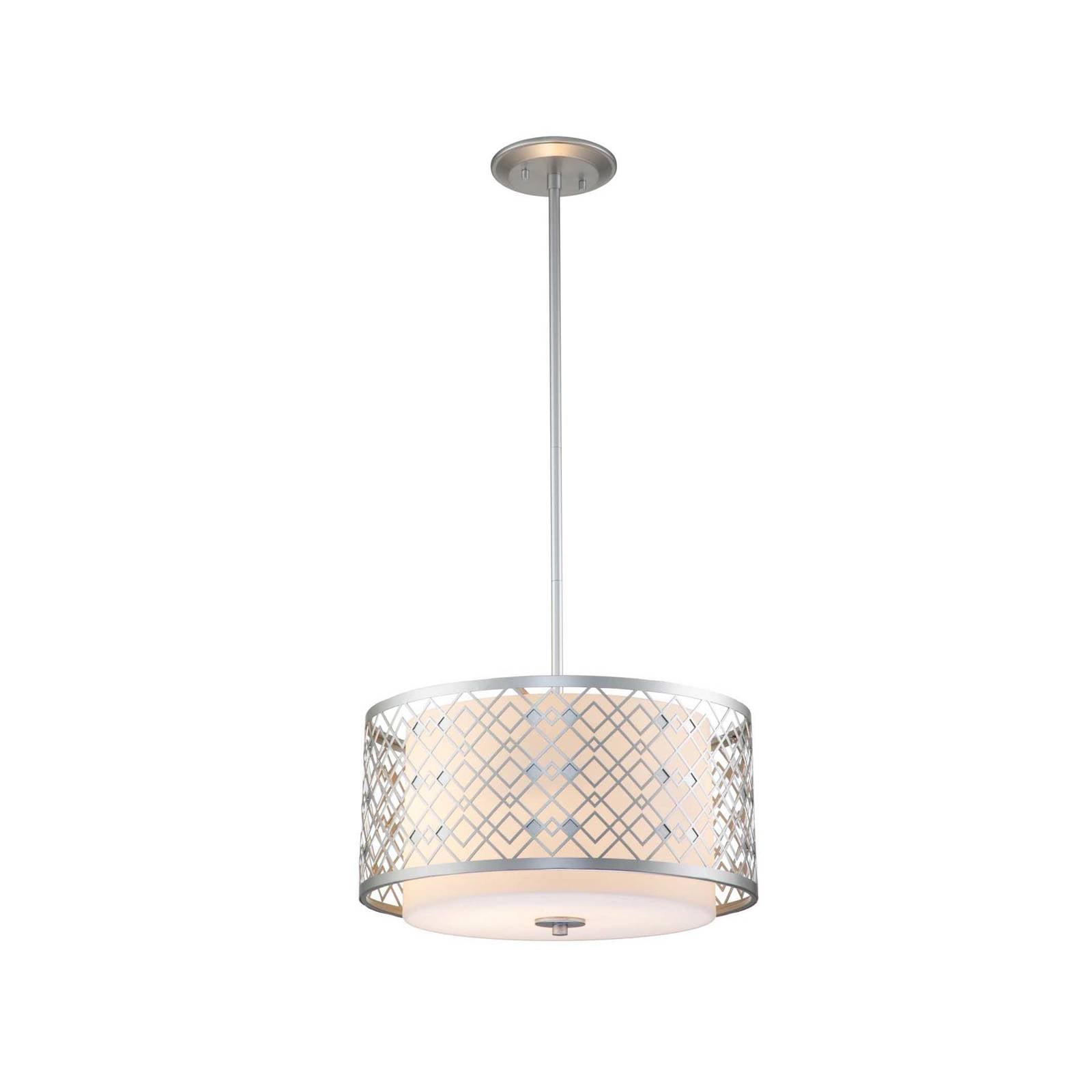 Hängeleuchte Ziggy Medium, Ø 40 cm, silber