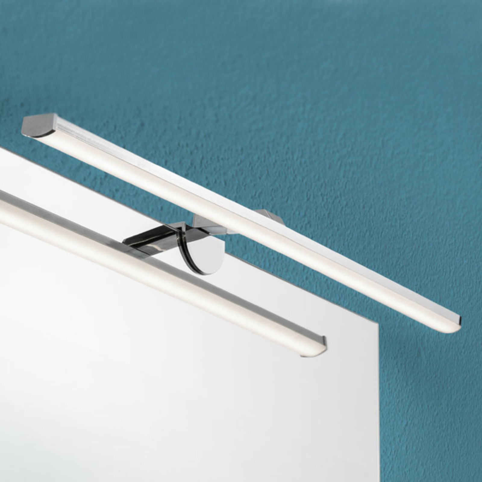 Orion Slim LED mirror light Levon, 50 cm, for Bathroom, aluminium, plastic, 10 W, energy efficiency: A+, W: 50 cm, H: 2.7 cm
