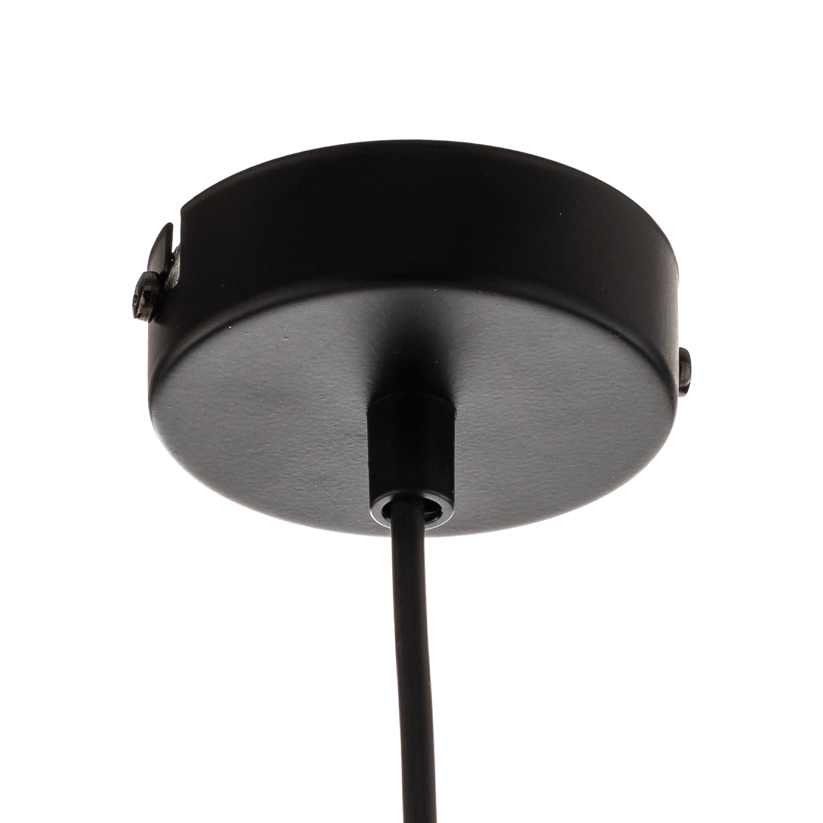 Suspension Flox, à une lampe, noire/chromée