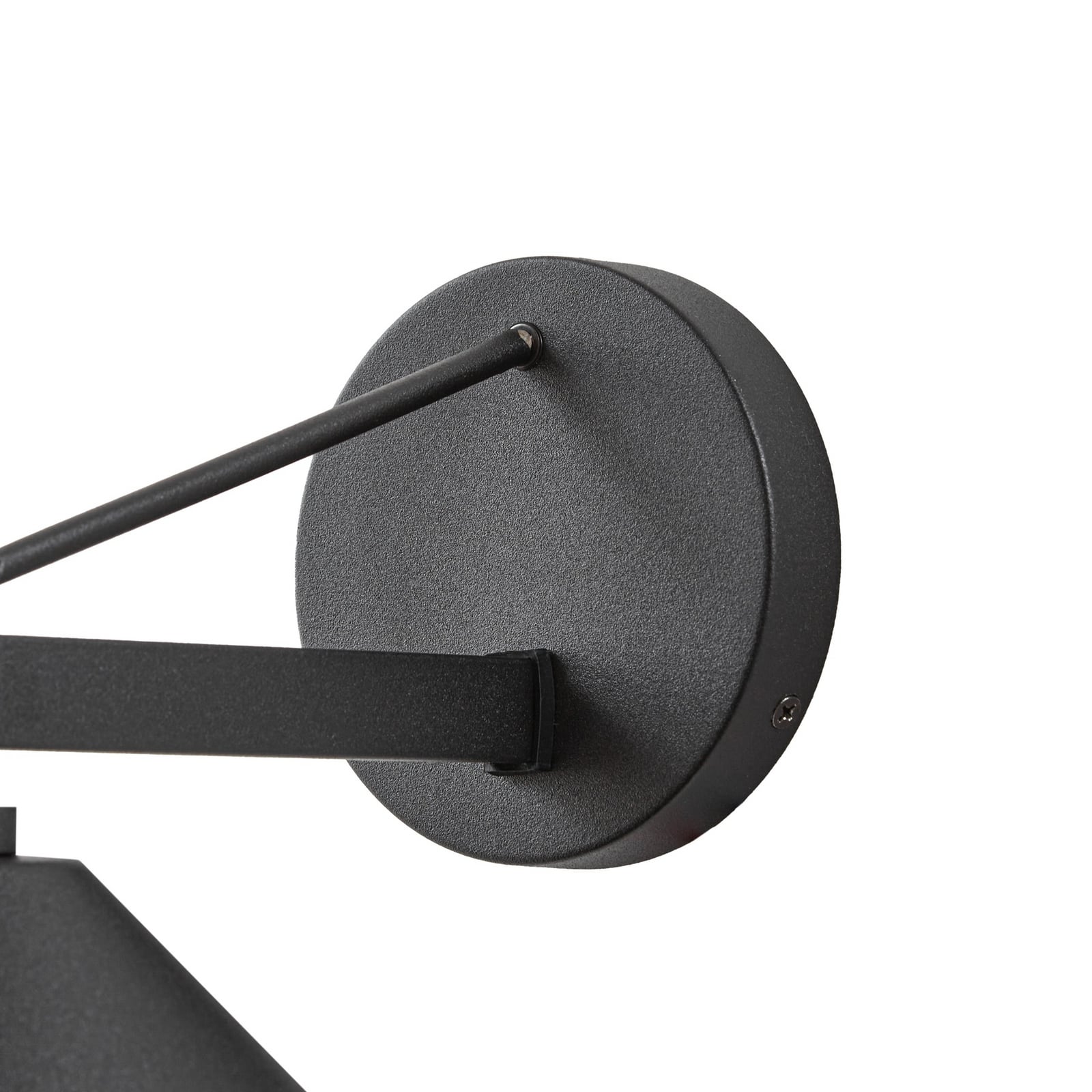 Applique d'extérieur Kiyogi, hauteur 31 cm, E27, noir, IP65, métal - Lucande