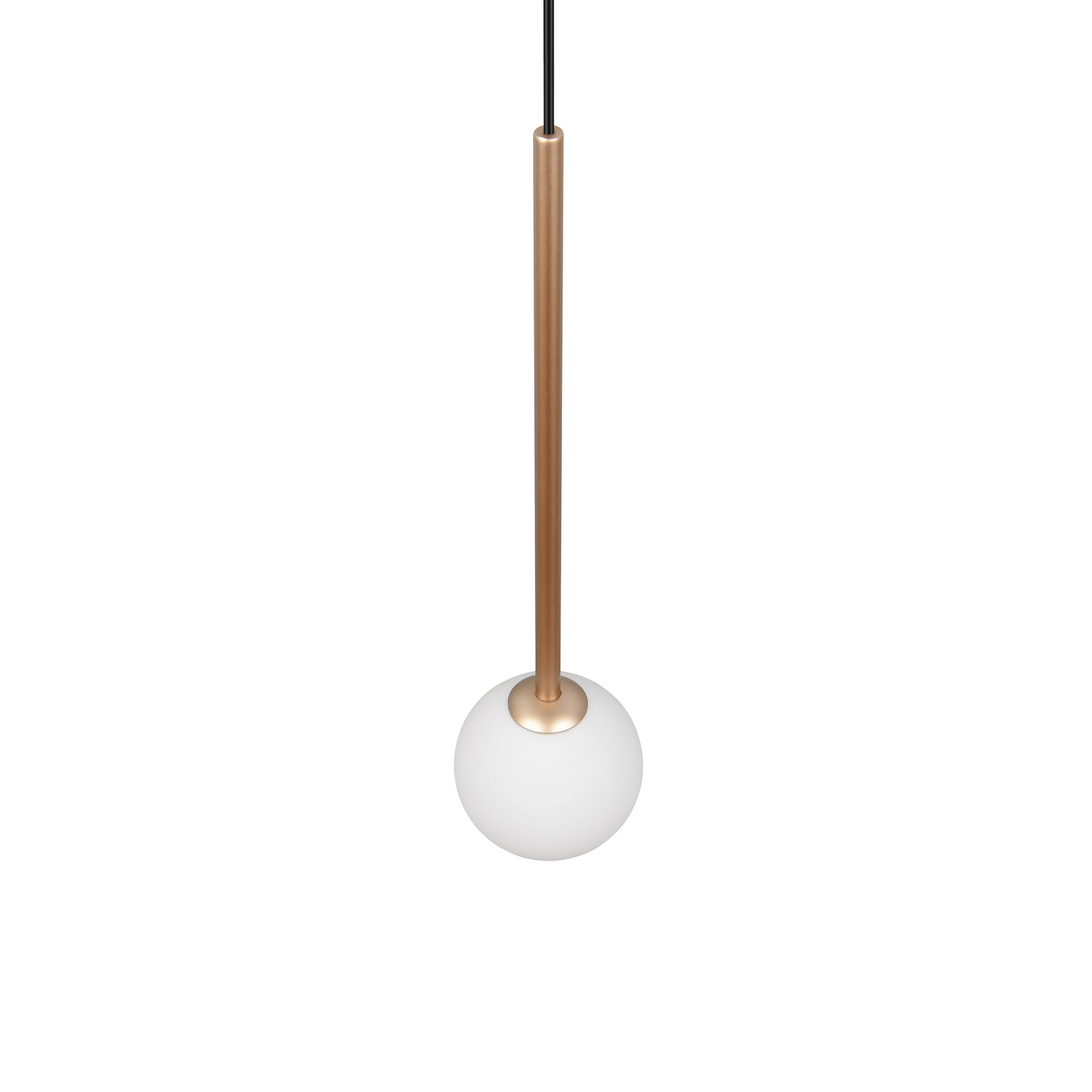 Piekaramā lampa „Firano“, zelta krāsā, Ø 12 cm, metāls Piekaramā lampa „Firano“, zelta krāsā, Ø 12 cm, metāls