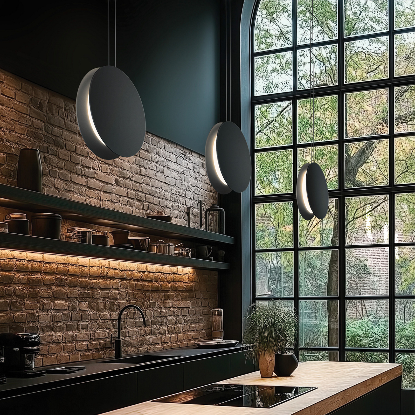 LED-Hängeleuchte Yo-Yo, grau, 2.700 K, Alu, PMMA, dimmbar LED-Hängeleuchte Yo-Yo, grau, 2.700 K, Alu, PMMA, dimmbar