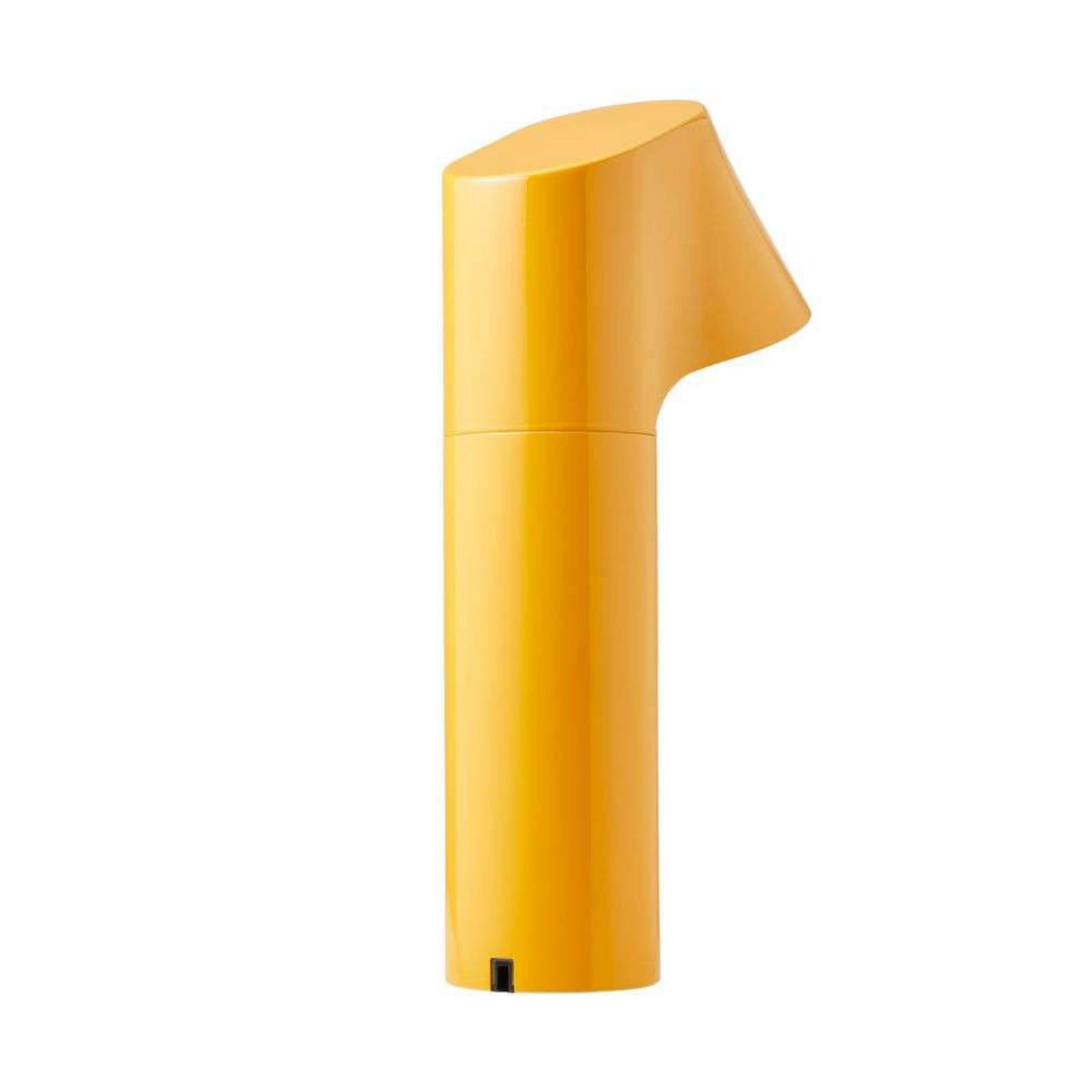 LOOMG DESIGN LED-Akku-Tischleuchte Willow, gelb, Alu, IP54 günstig online kaufen