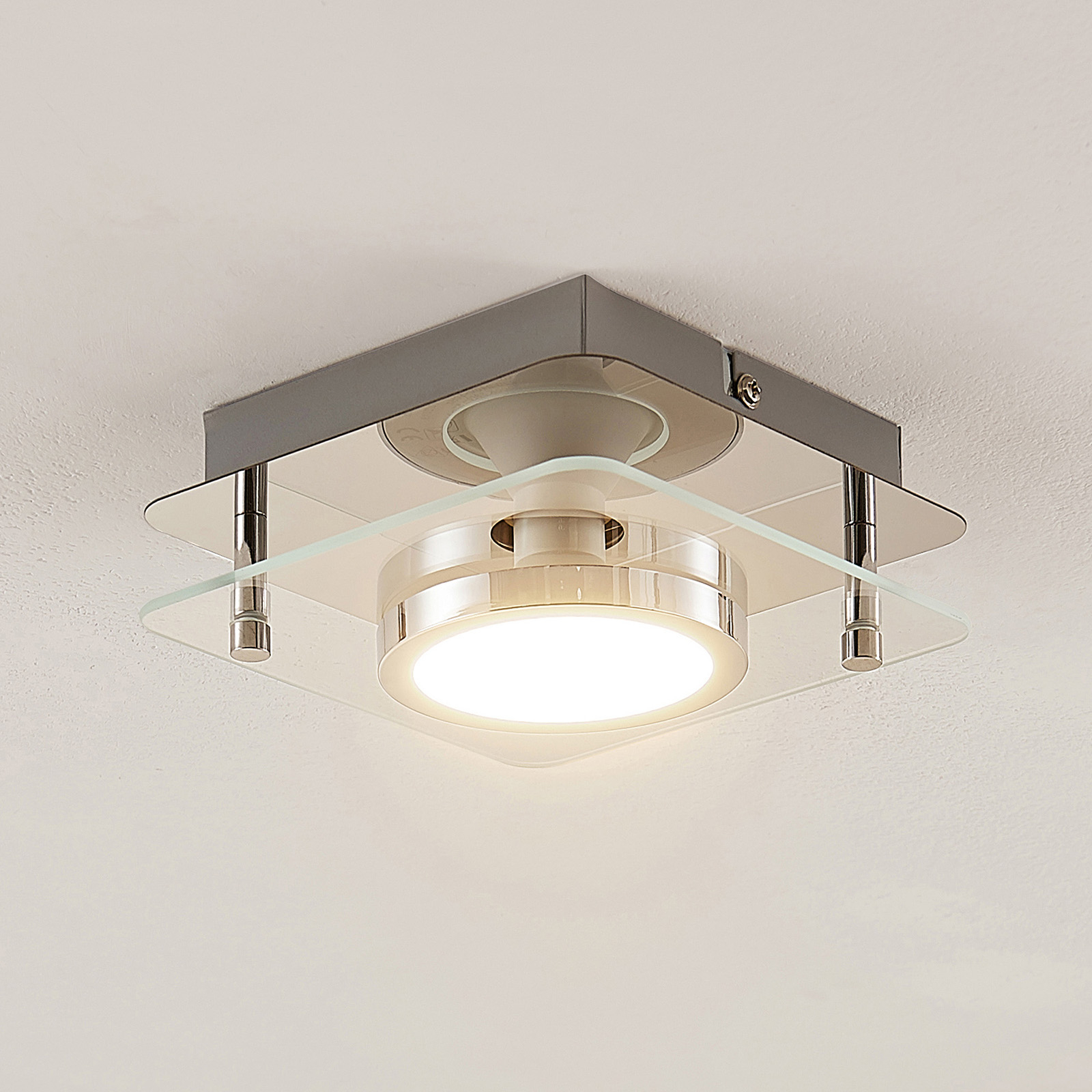 Lindby Gabryl LED ceiling light, 1bulb Lights.ie