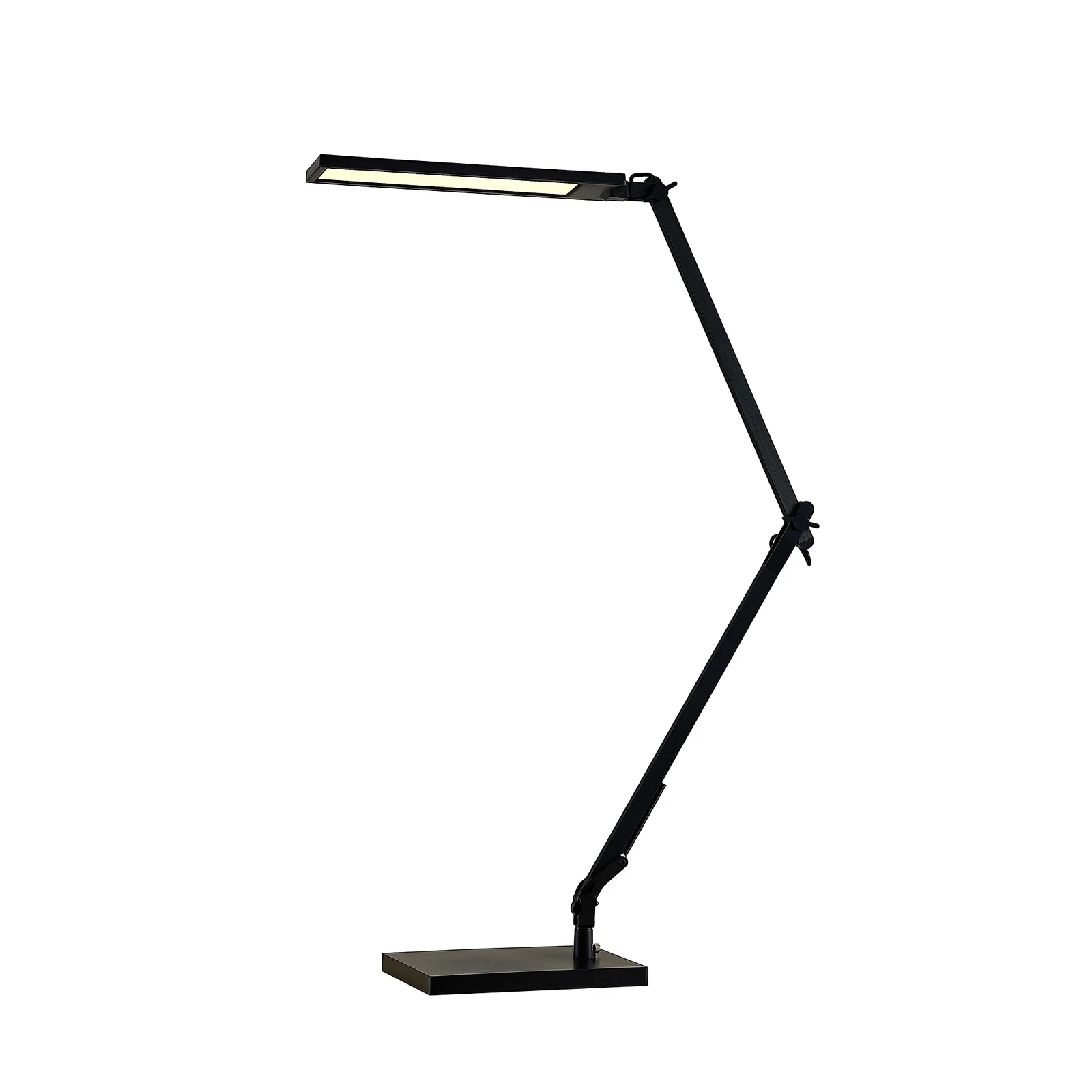 Lindby LED bureaulamp Antisa, zwart, CCT, dimbaar