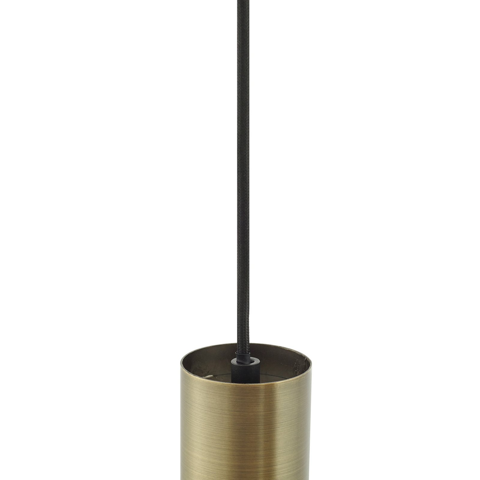 Lampada a sospensione Lindby Joffrey, Ø 24 cm, ottone, a 3 luci, GU10