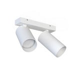 Spot pour plafond Mono II, à 2 lampes, blanc, 31 cm de long, GU10