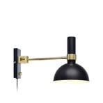 Larry Fali Lámpa Black/Brushed Brass - Markslöjd