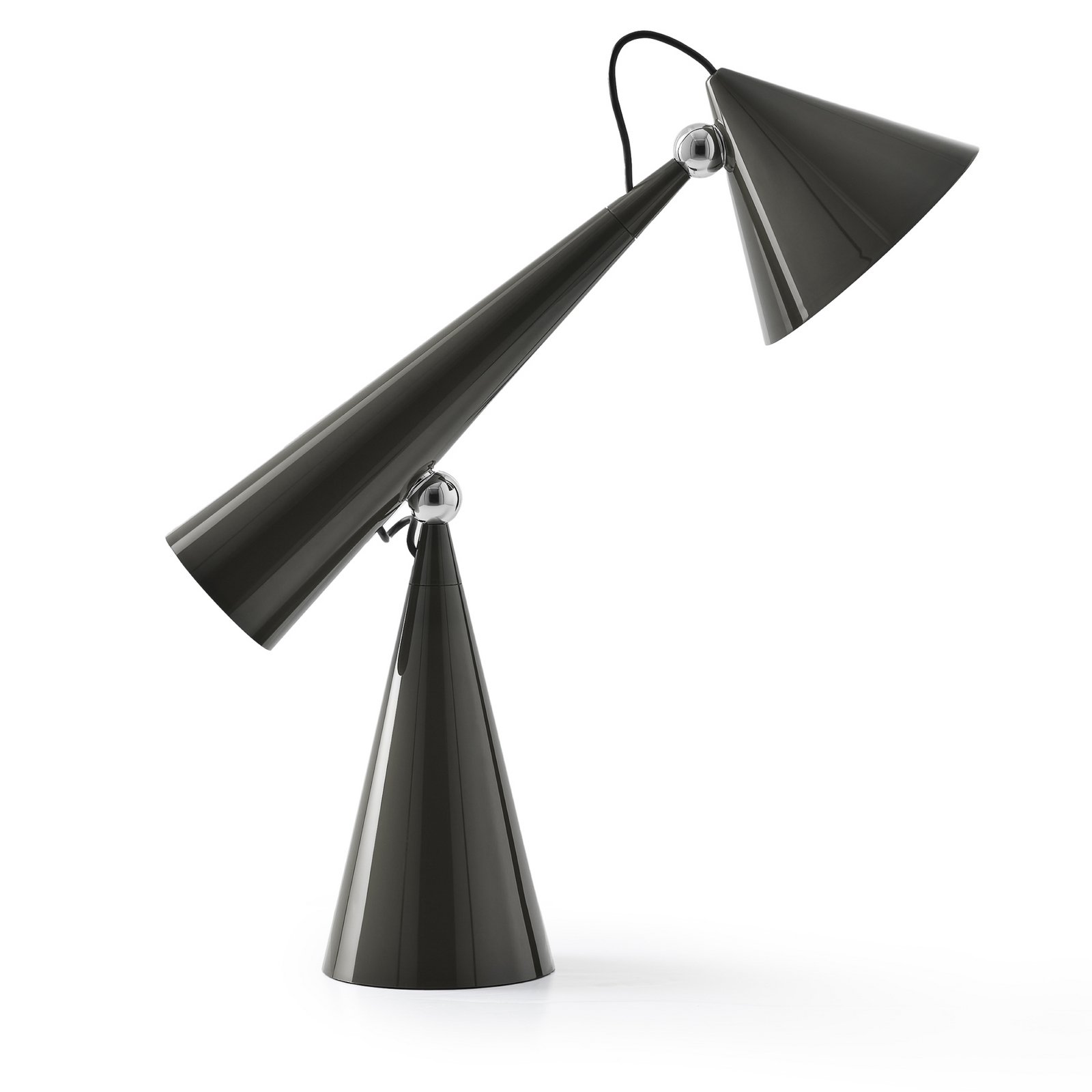 Tom Dixon LED table lamp Pose Task Light, anthracite, 41 cm