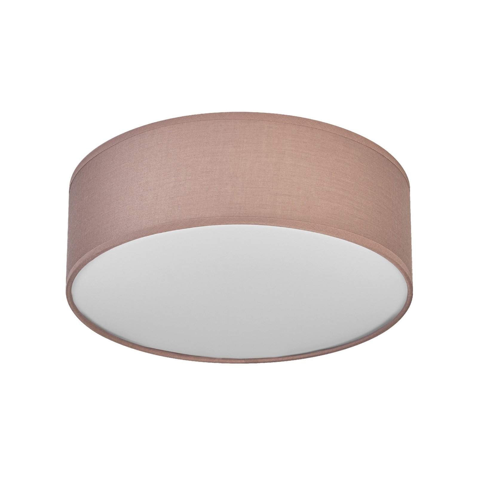 OSRAM ORBIS PARIS ceiling light, brown, Ø 30 cm, textile, E27