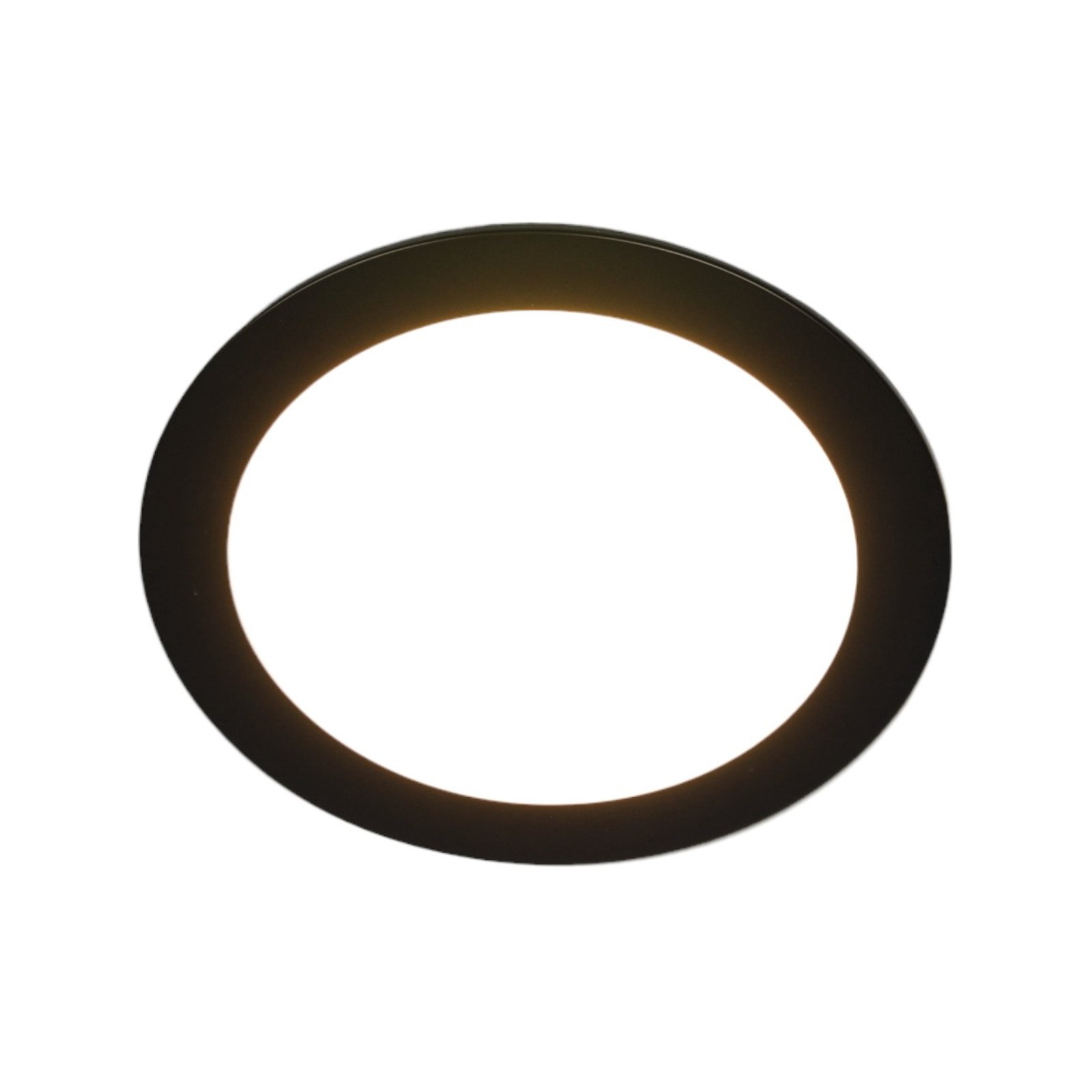 LED-Möbeleinbauleuchte FAR 68, schwarz, 4W, 3.000K