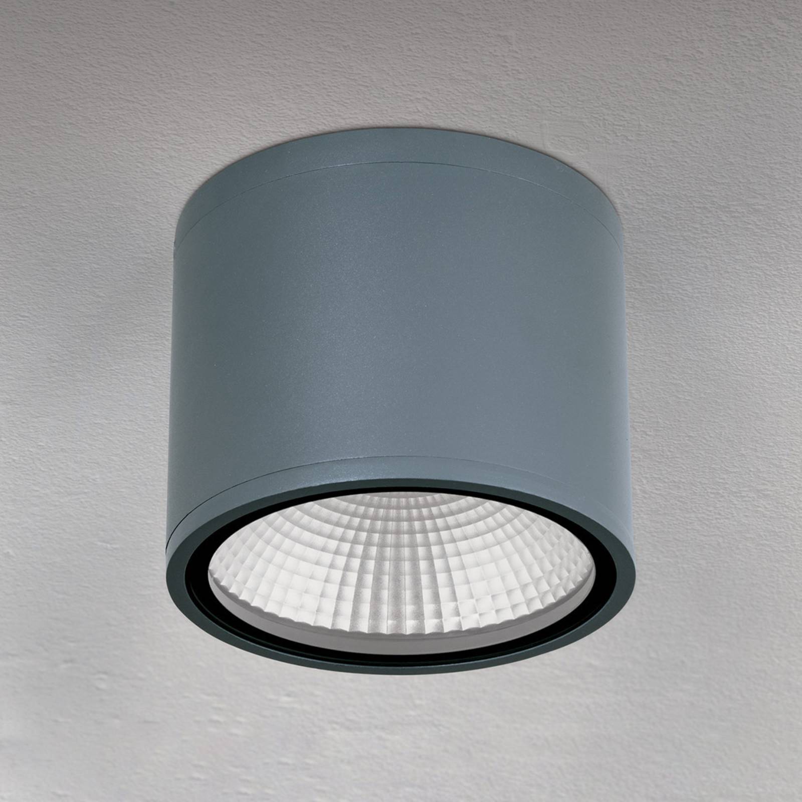 Orion Spot plafond LED Sputnik IP65 Ø 14,5 cm anthracite