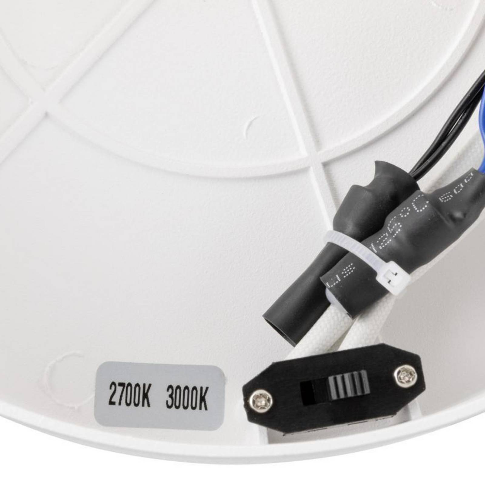 SLV Lampa sufitowa LED One, Ø 60 cm, biała, metal, CCT