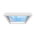 Pannello LED Sky Window 60x60cm, telaio incasso