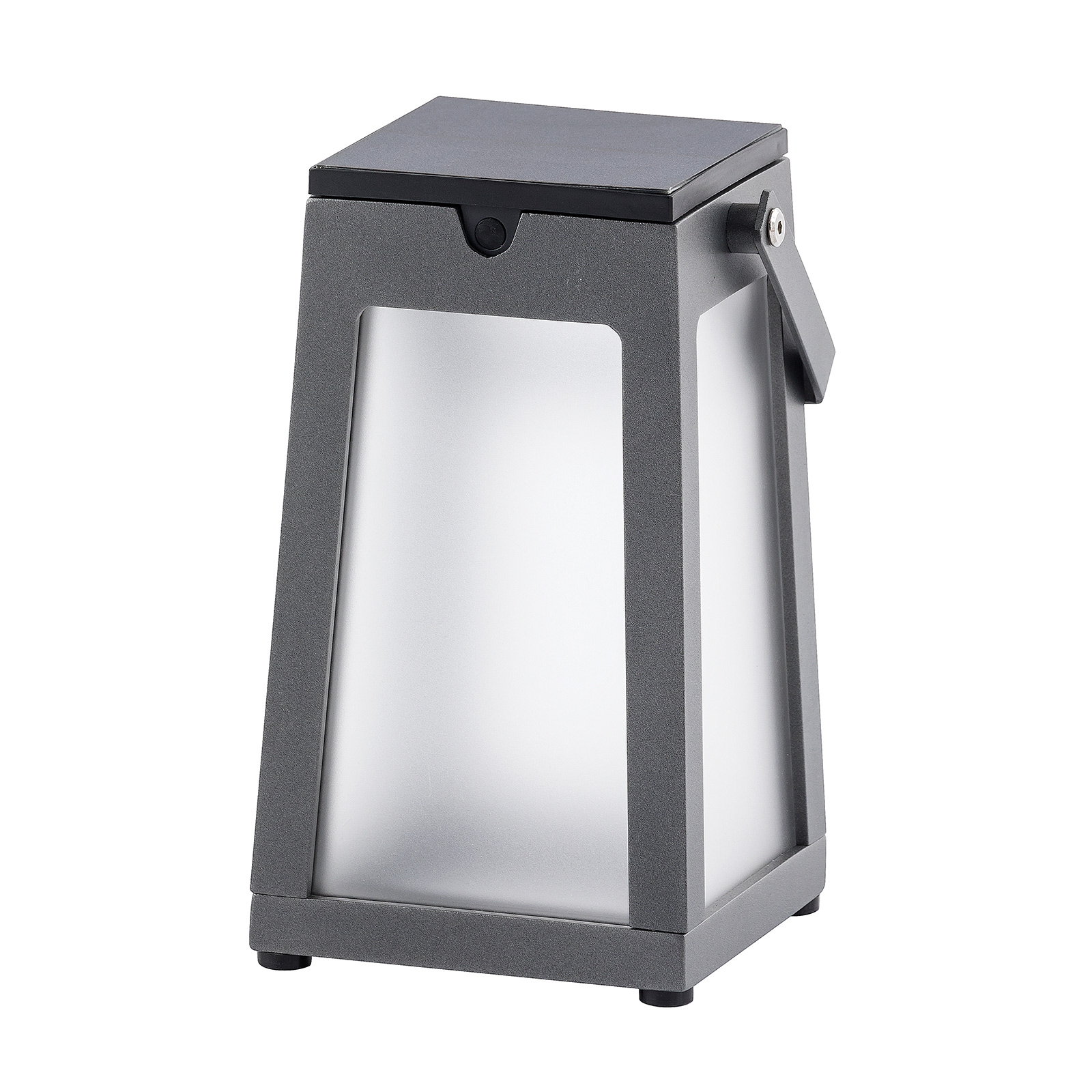Farol solar LED Tinka portátil, gris