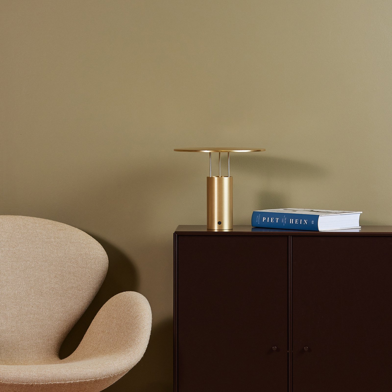 Tempel280 LED-Tischleuchte, messing, Höhe 24,5 cm - Piet Hein Tempel280 LED-Tischleuchte, messing, Höhe 24,5 cm - Piet Hein