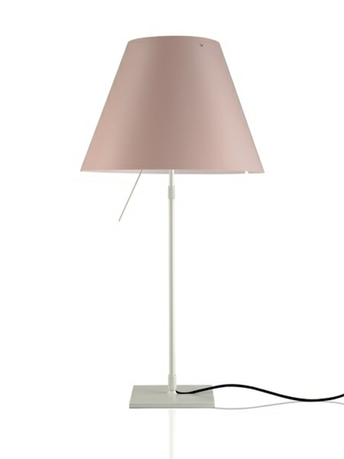 Costanza Bordlampe Alu/Soft Skin Luceplan - Stue - Aluminium