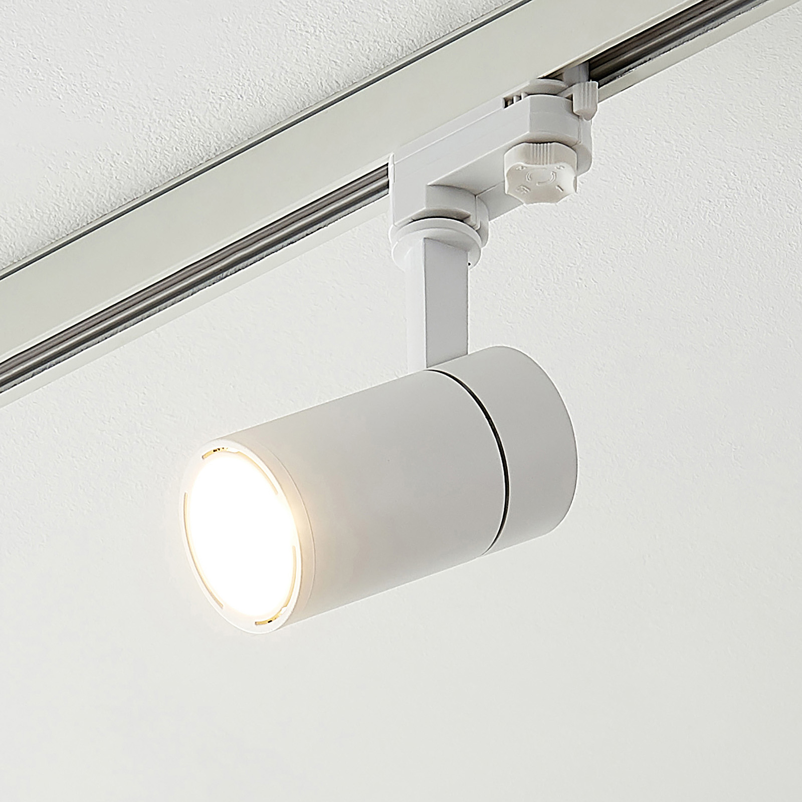 Arcchio Cady LED track spotlight, white 15° 12W, for Workroom / Office, aluminium, plastic, 12.5 W, energy efficiency: A+, W: 6.5 cm, H: 22.7 cm
