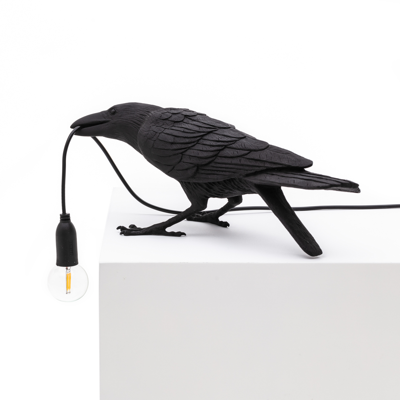 Bird Lamp Playing Bordslampa Svart - Seletti