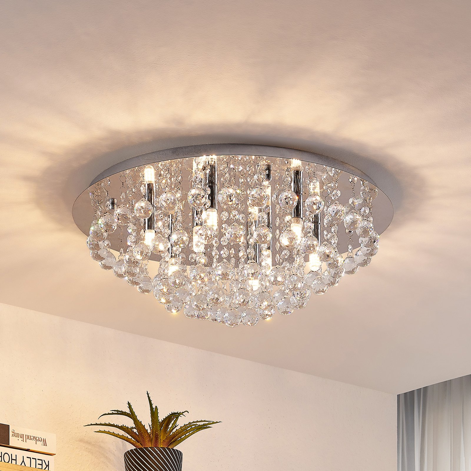 Lindby Antonino plafondlamp, 8-lamps