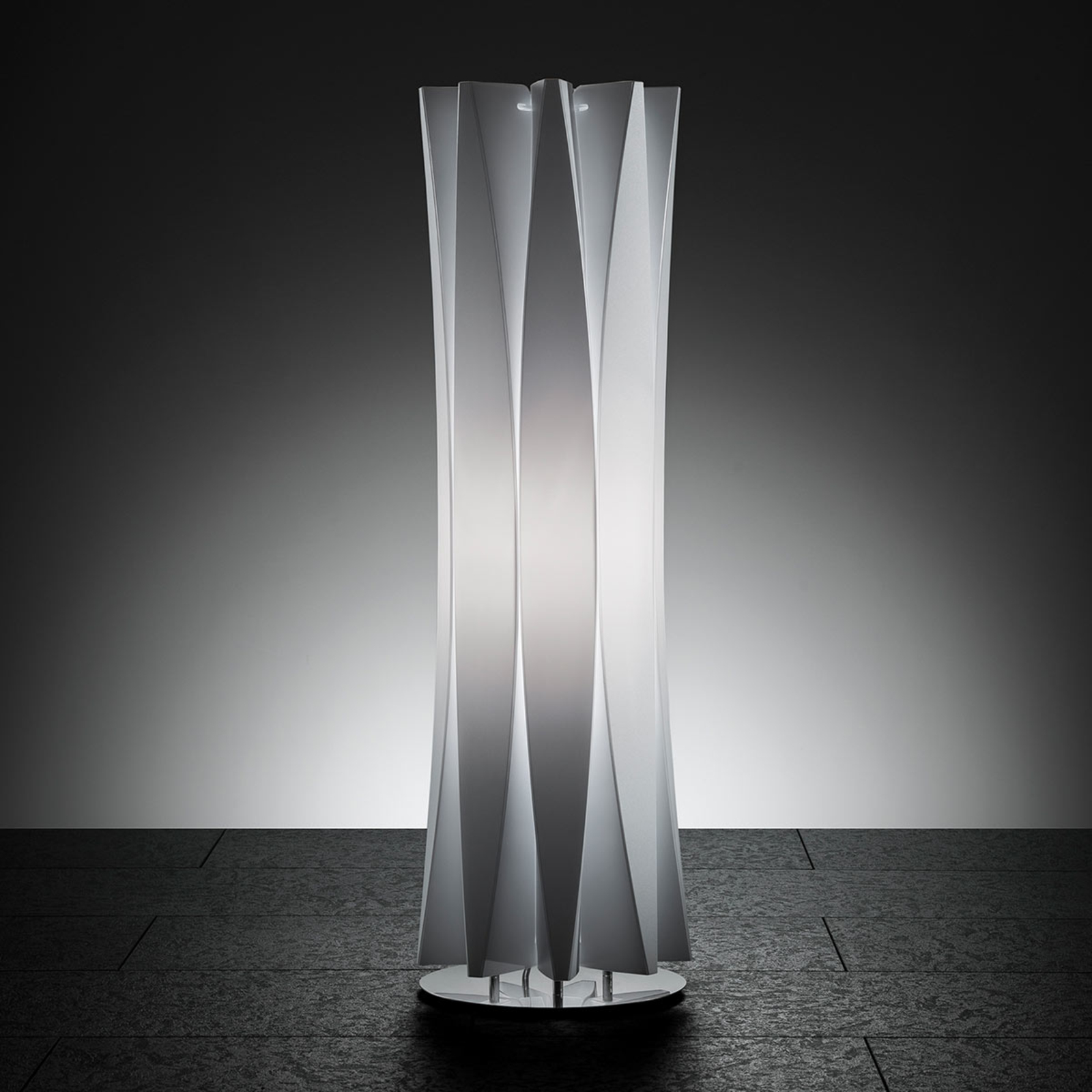 Slamp Tasteful BACH table lamp, height 73 cm white, for Living / Dining Room, Opalflex, 24 W, energy efficiency: A++, H: 73 cm