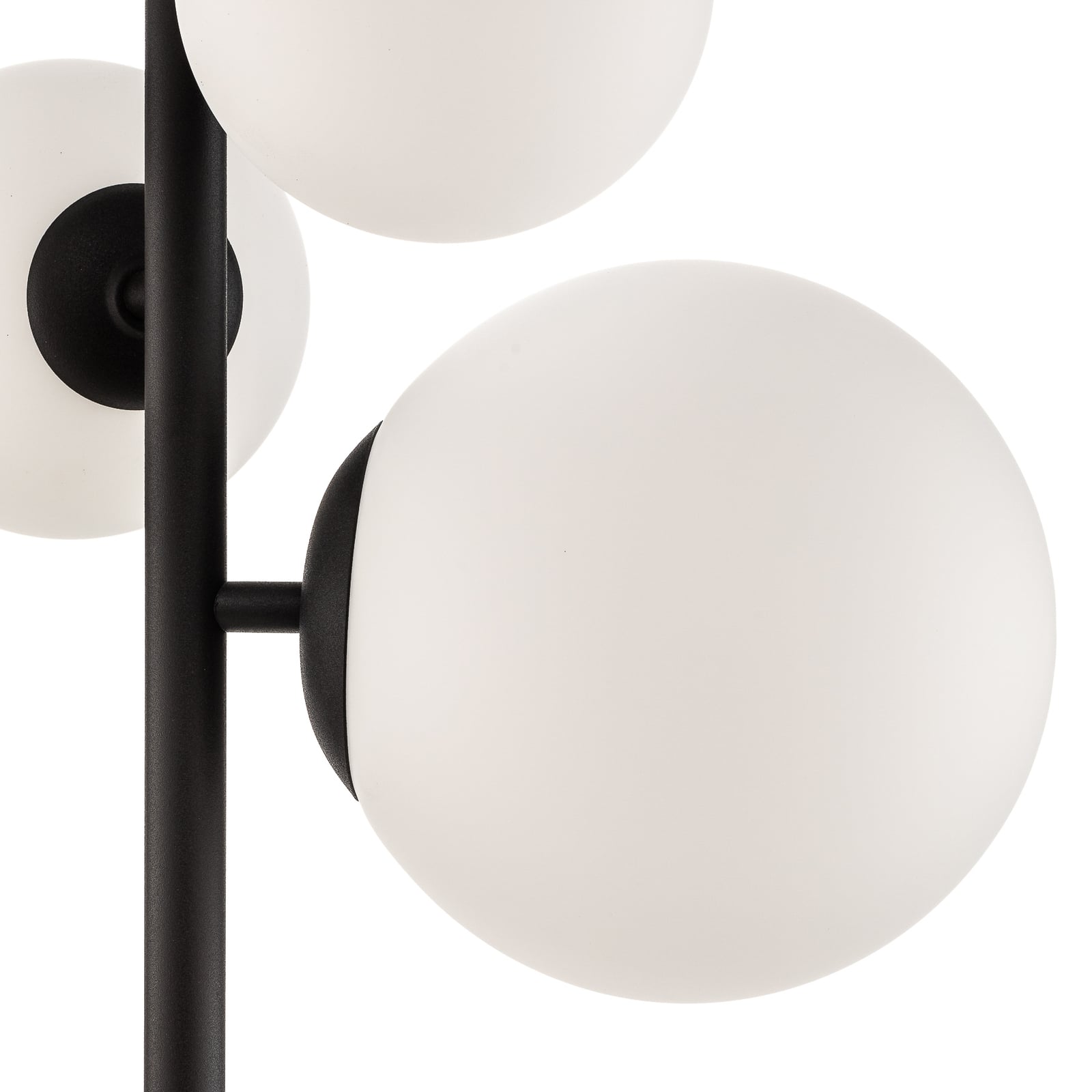Lampa stojąca Dione, czarna, 4-punktowa – ALDEX