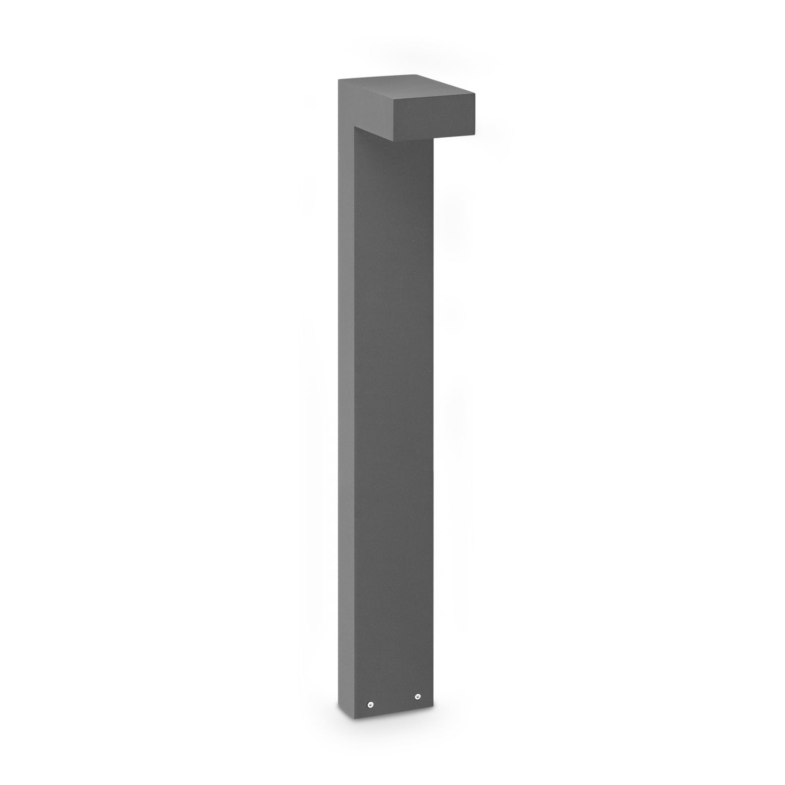 IDEAL LUX LED-väglampa Sirio, antracit, höjd 80 cm, metall
