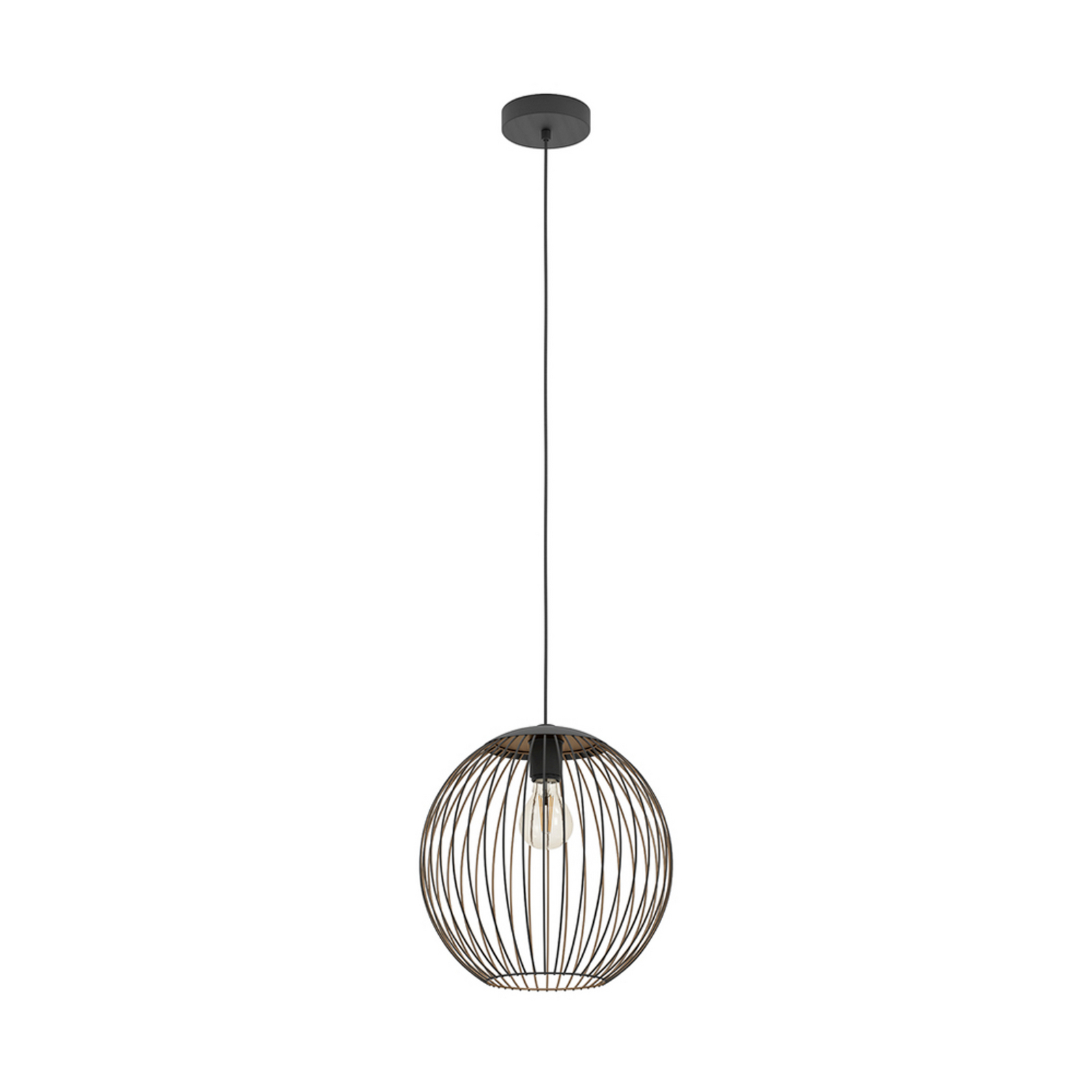 Suspension EGLO ALMANZORA, Ø 32 cm, à 1 lampe, noir, E27 Suspension EGLO ALMANZORA, Ø 32 cm, à 1 lampe, noir, E27