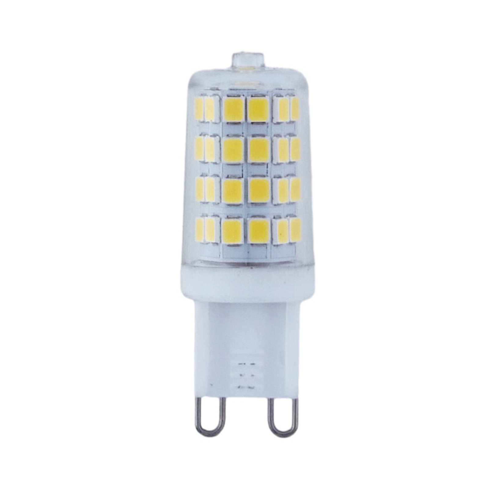 Lindby bi-pin LED bulb, G9, 3 W, clear, 4,000 K, 350 lm