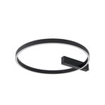 Plafonnier LED Isalin, noir, CCT, à intensité variable - Lucande