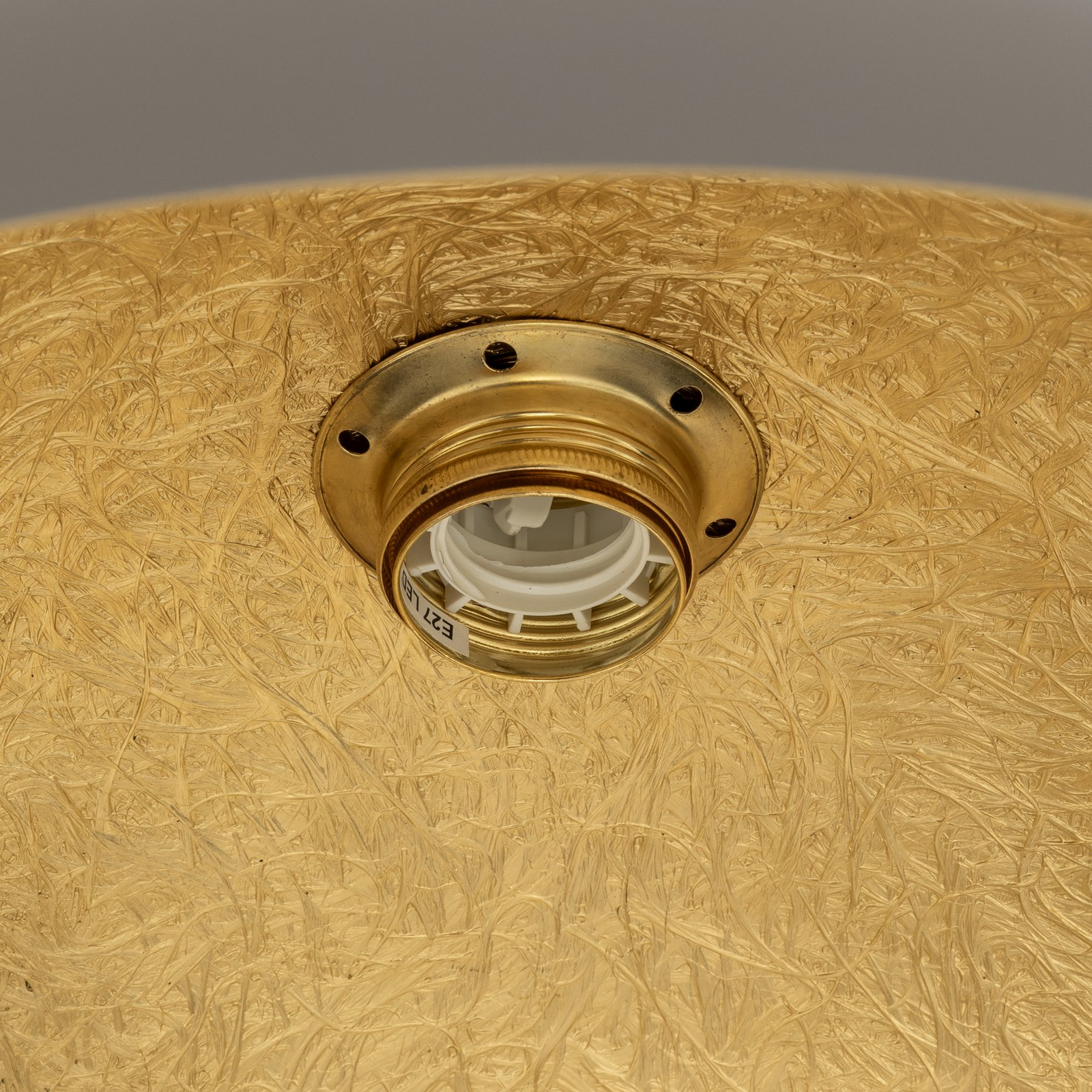 Deckenleuchte Sfera, Ø 50cm, taupe/gold, Metall, E27