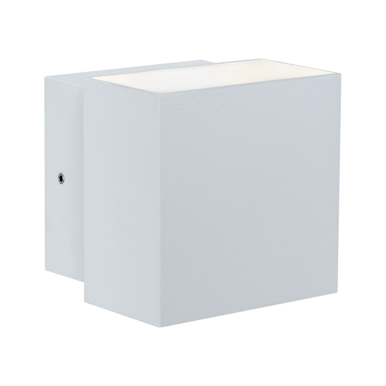 Paulmann Cybo LED-Außenwandleuchte, 2.700 K, 10x10 cm, weiß