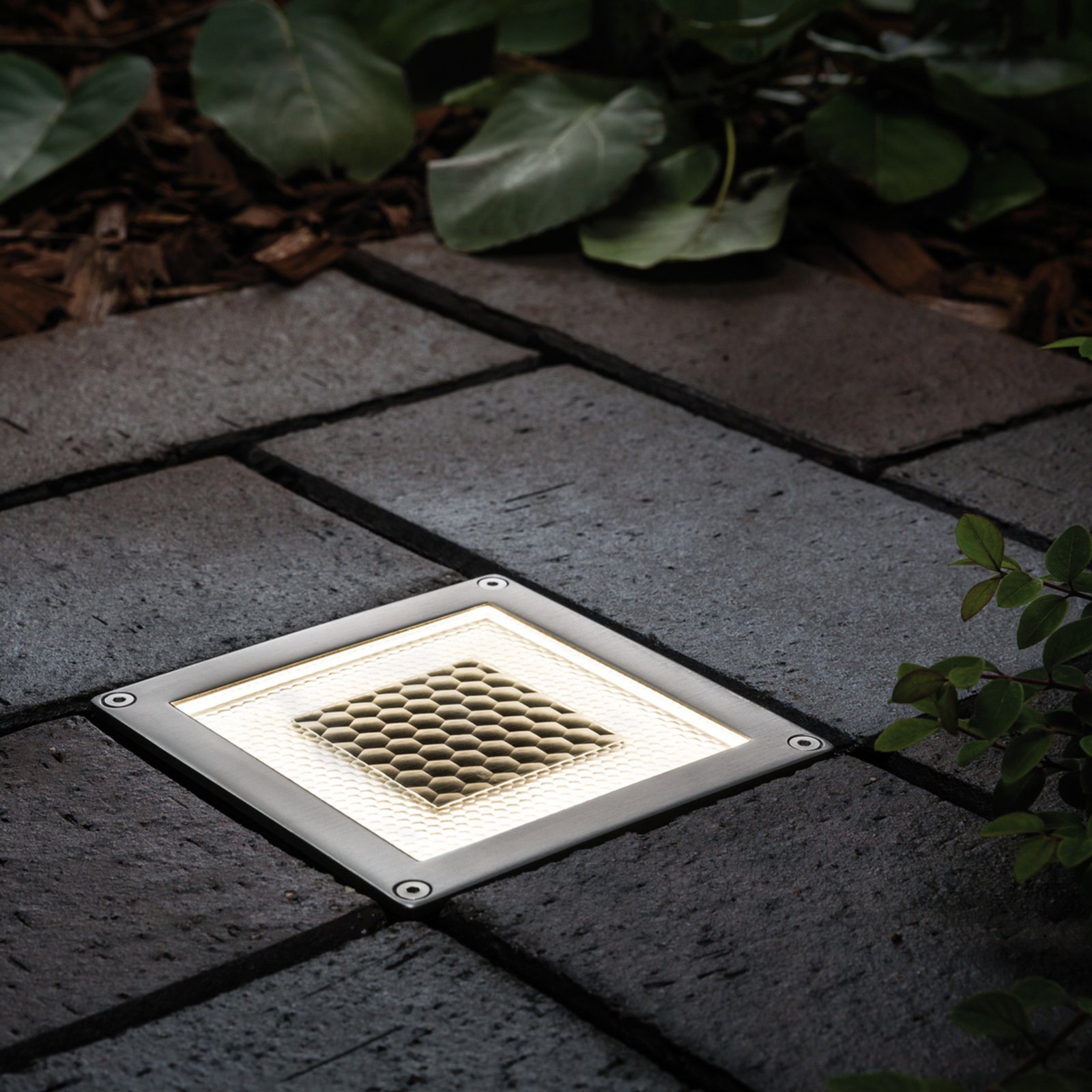 Cube Solar LED Begraven Spot IP67 Stainless Steel/Clear - Paulmann