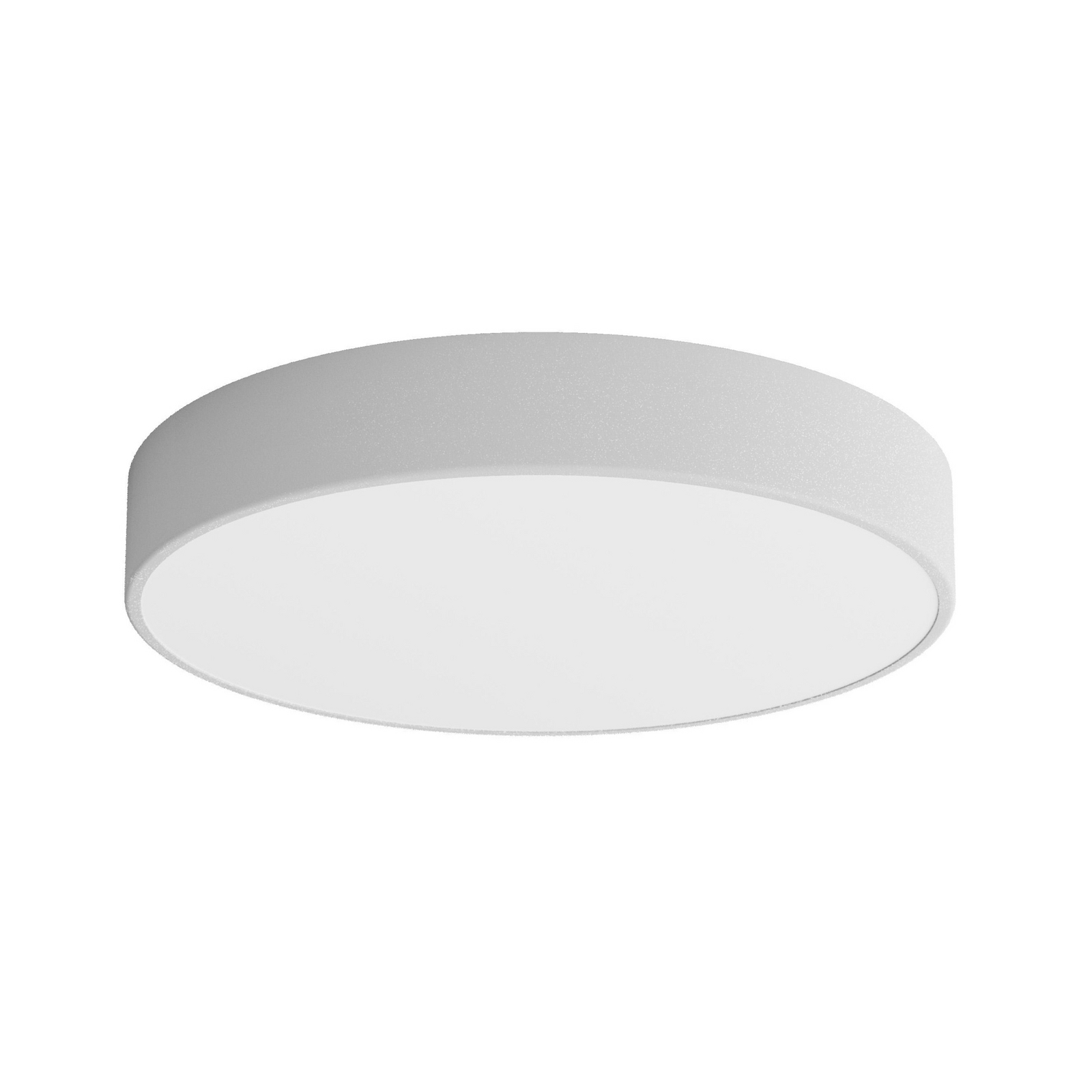 Deckenlampe Cleo 500, grau, Sensor, IP54, Ø 50 cm, Metall