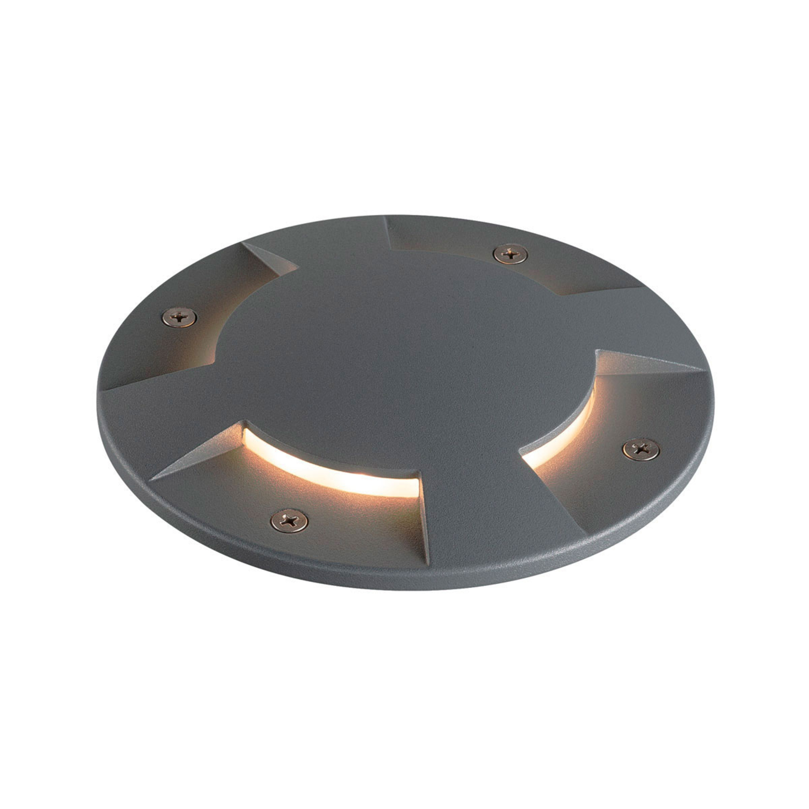 SLV Big Plot cover, 4 slits, anthracite, aluminium, H: 2 cm