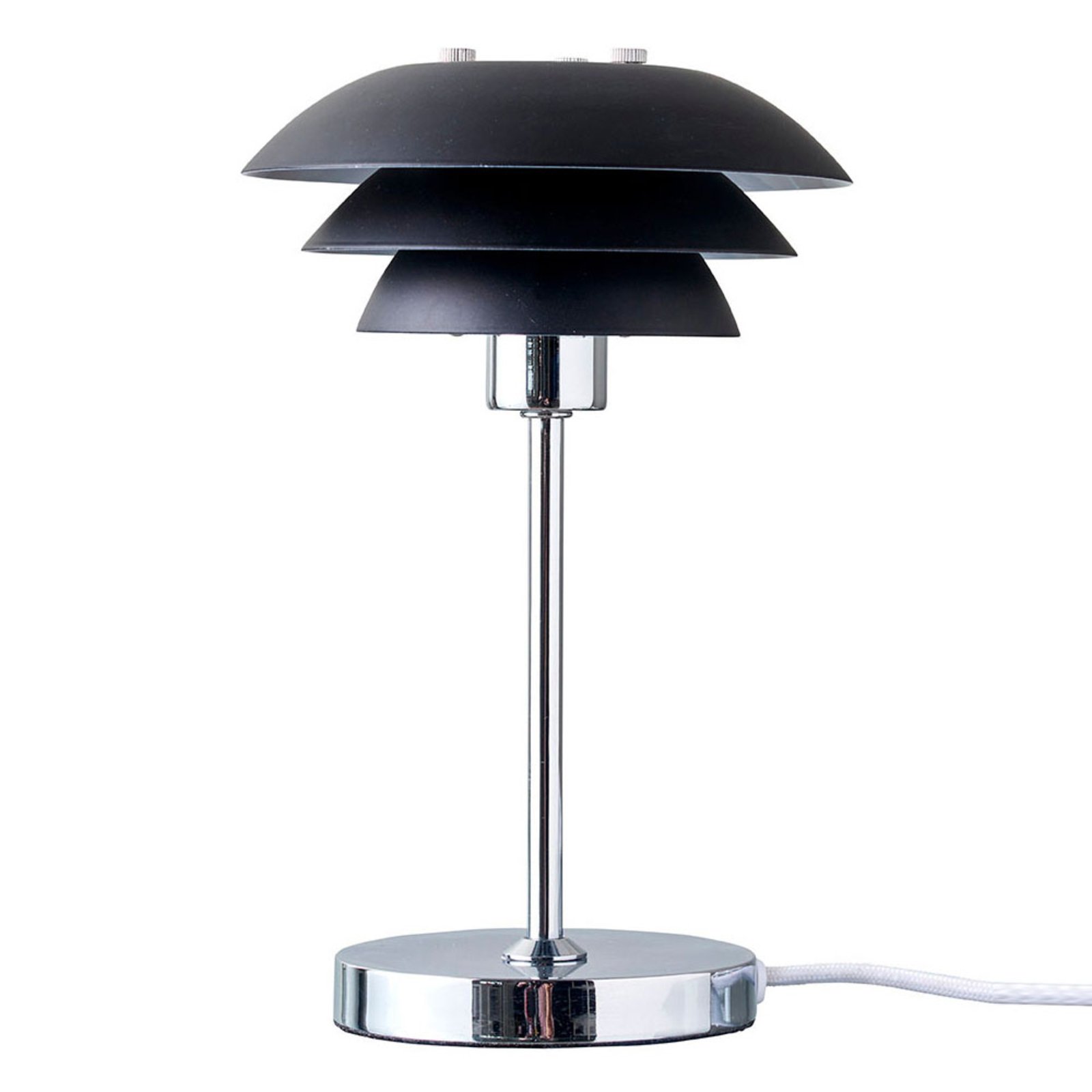 Dyberg Larsen DL16 bordlampe metall svart