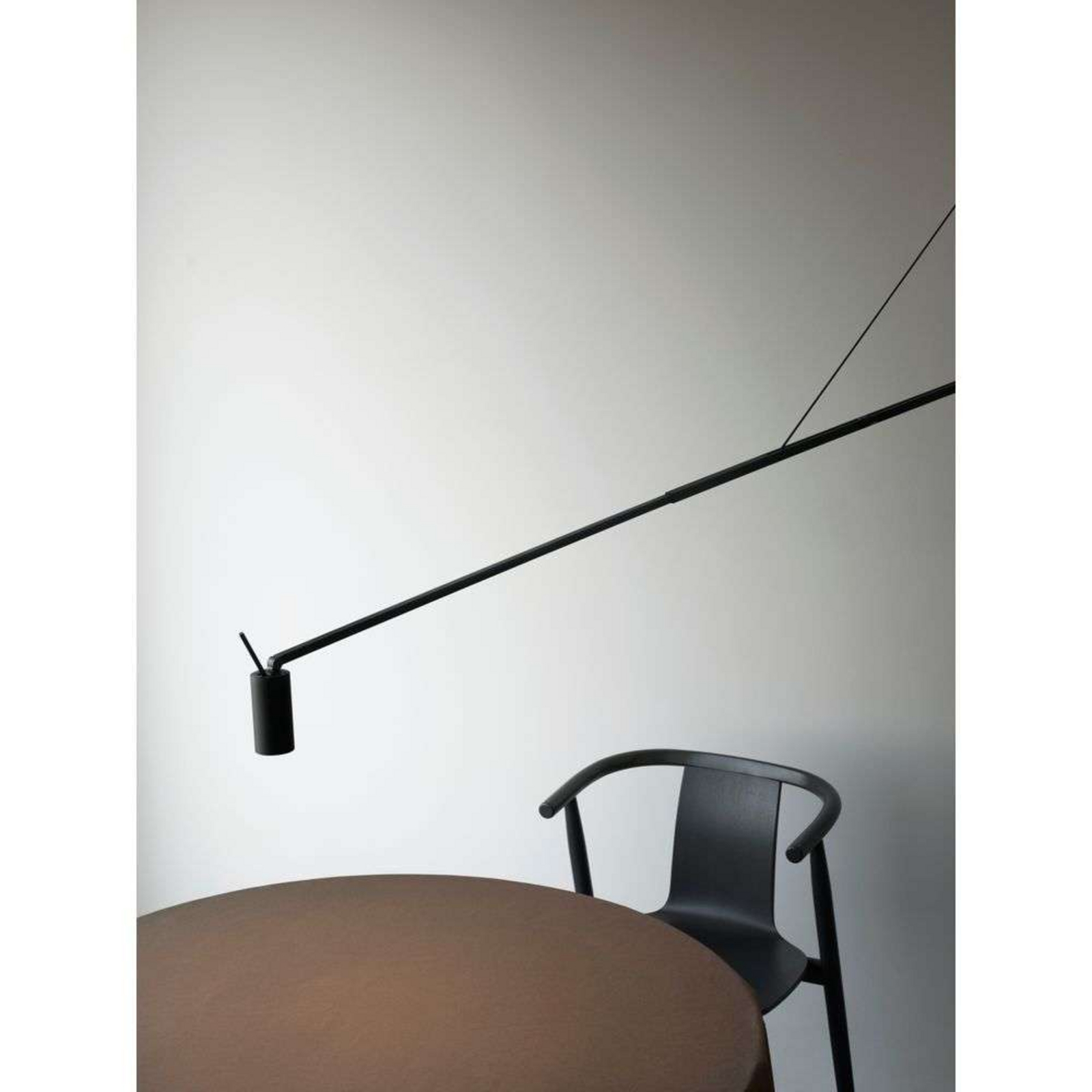 Swan Adjustable Wall Lamp Matt Black - Nemo Lighting