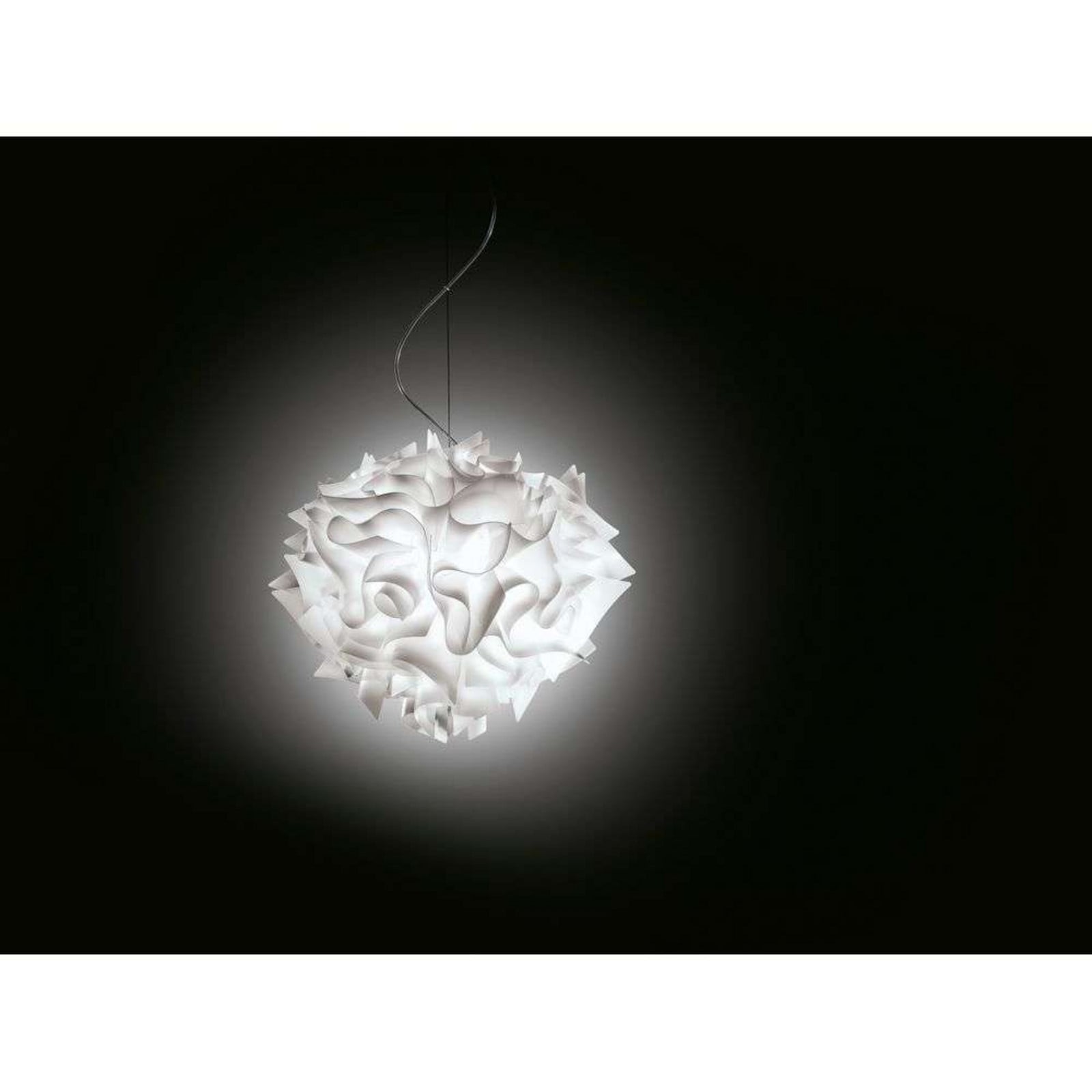 Veli Pendel L Hvid Slamp - Stue - Plastik