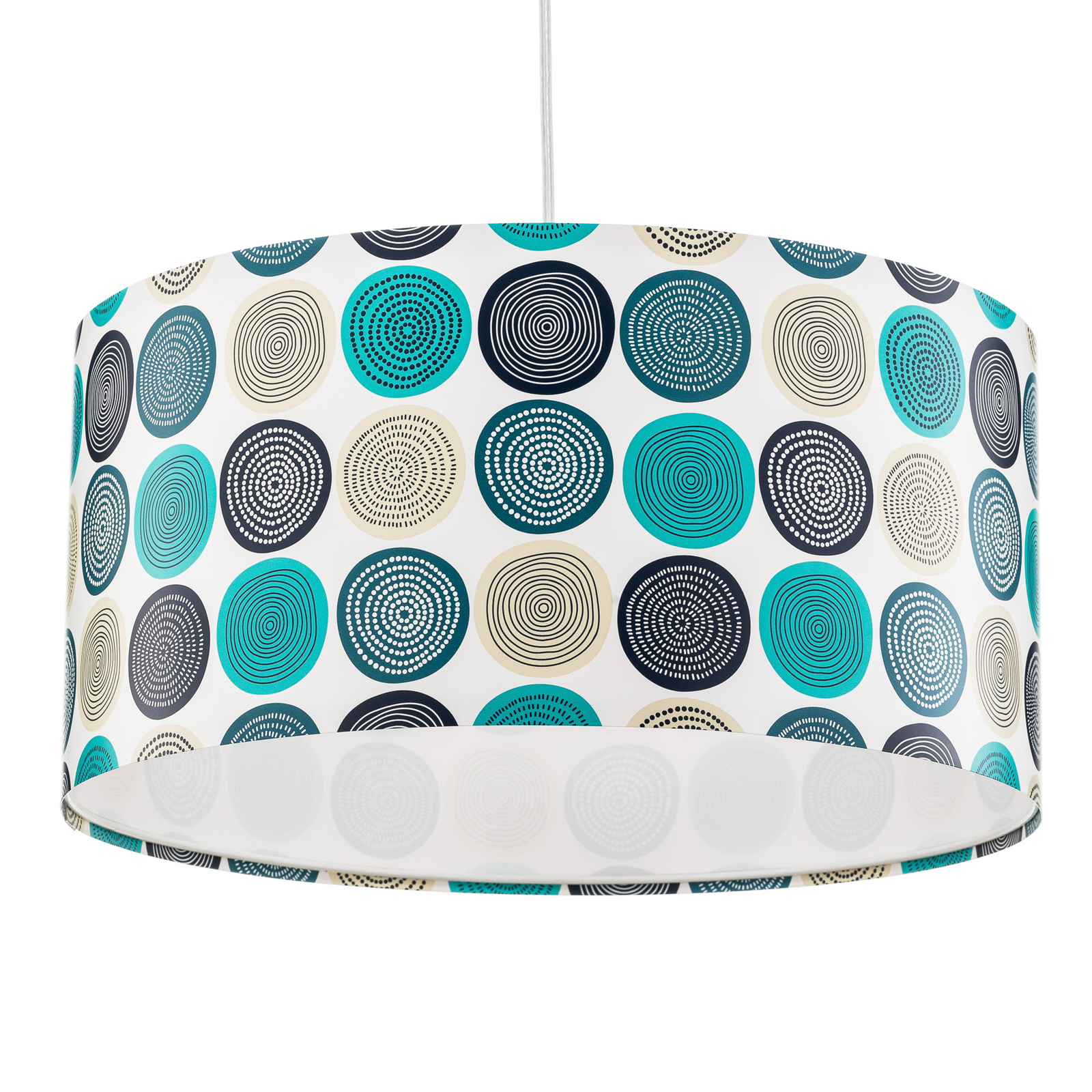 Met modern motief bedrukte hanglamp Aqua