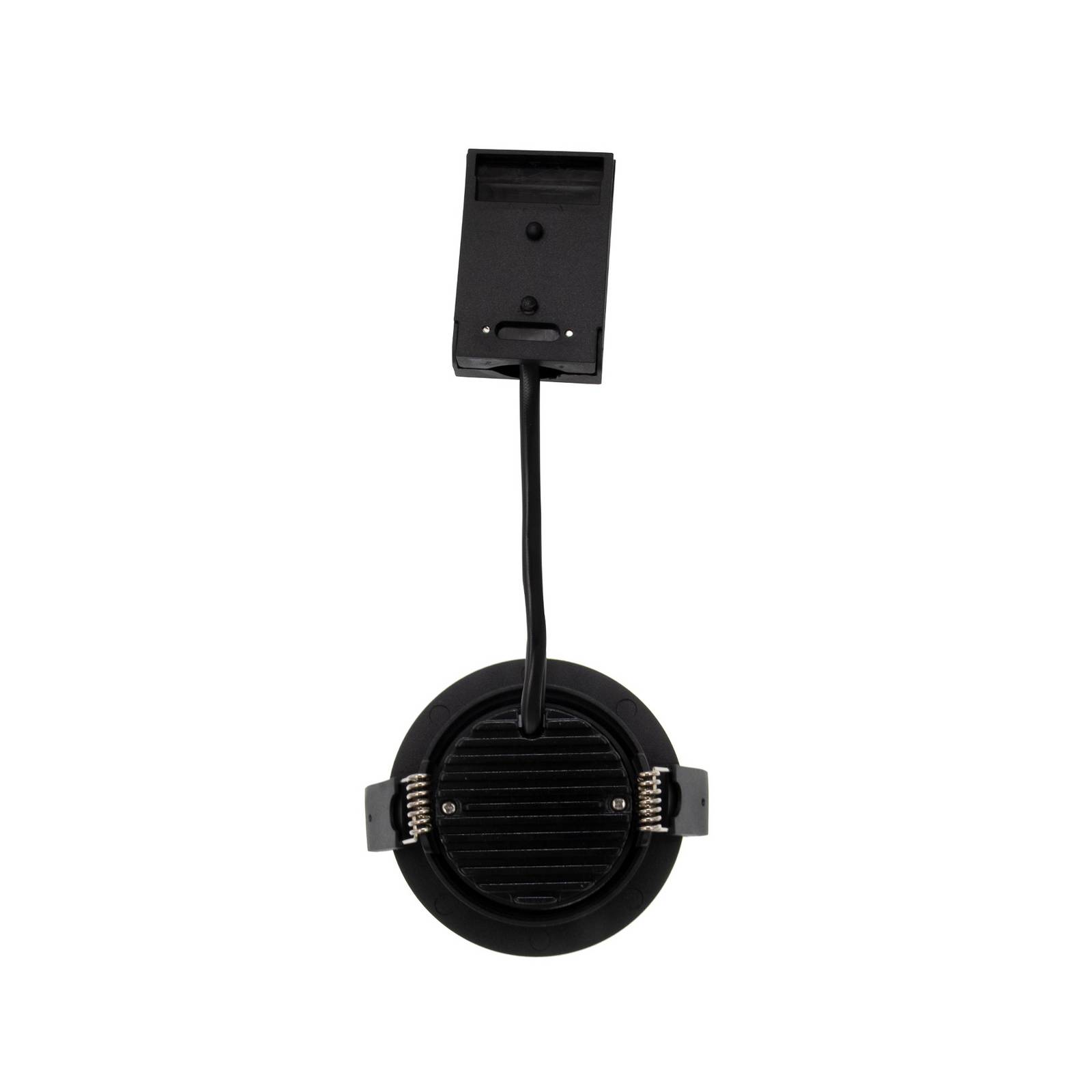 DOTLUX LED-Deckeneinbaulampe CIRCLEminidim, schwarz Ø 8,5 cm günstig online kaufen