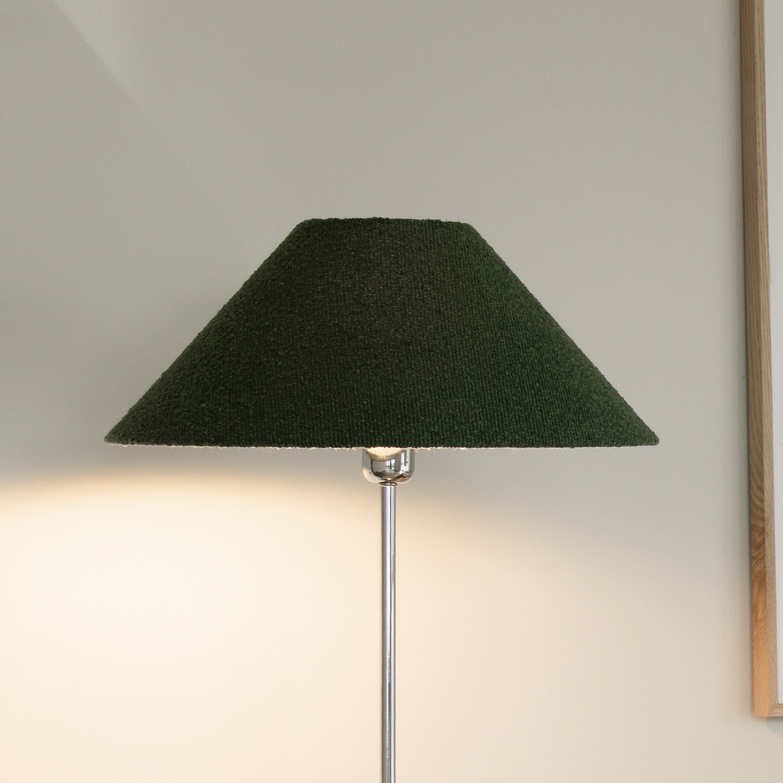 Iris Stehleuchte grün/chrom Textil Ø 45 cm - Globen Lighting Iris Stehleuchte grün/chrom Textil Ø 45 cm - Globen Lighting