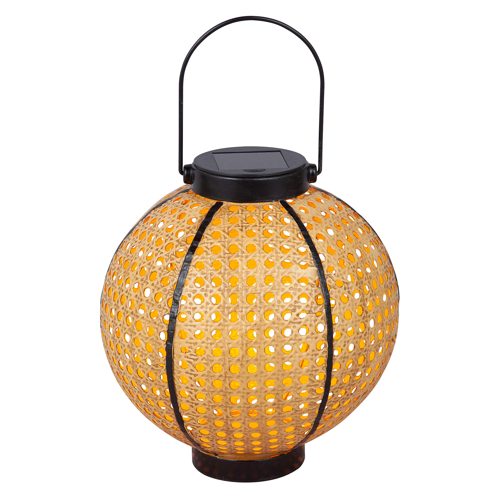 Lindby Lemark LED solar lantern, globe, portable