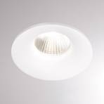 Εντοιχιζόμενος προβολέας LED Ivy Round 7W 3.000K 40° λευκό