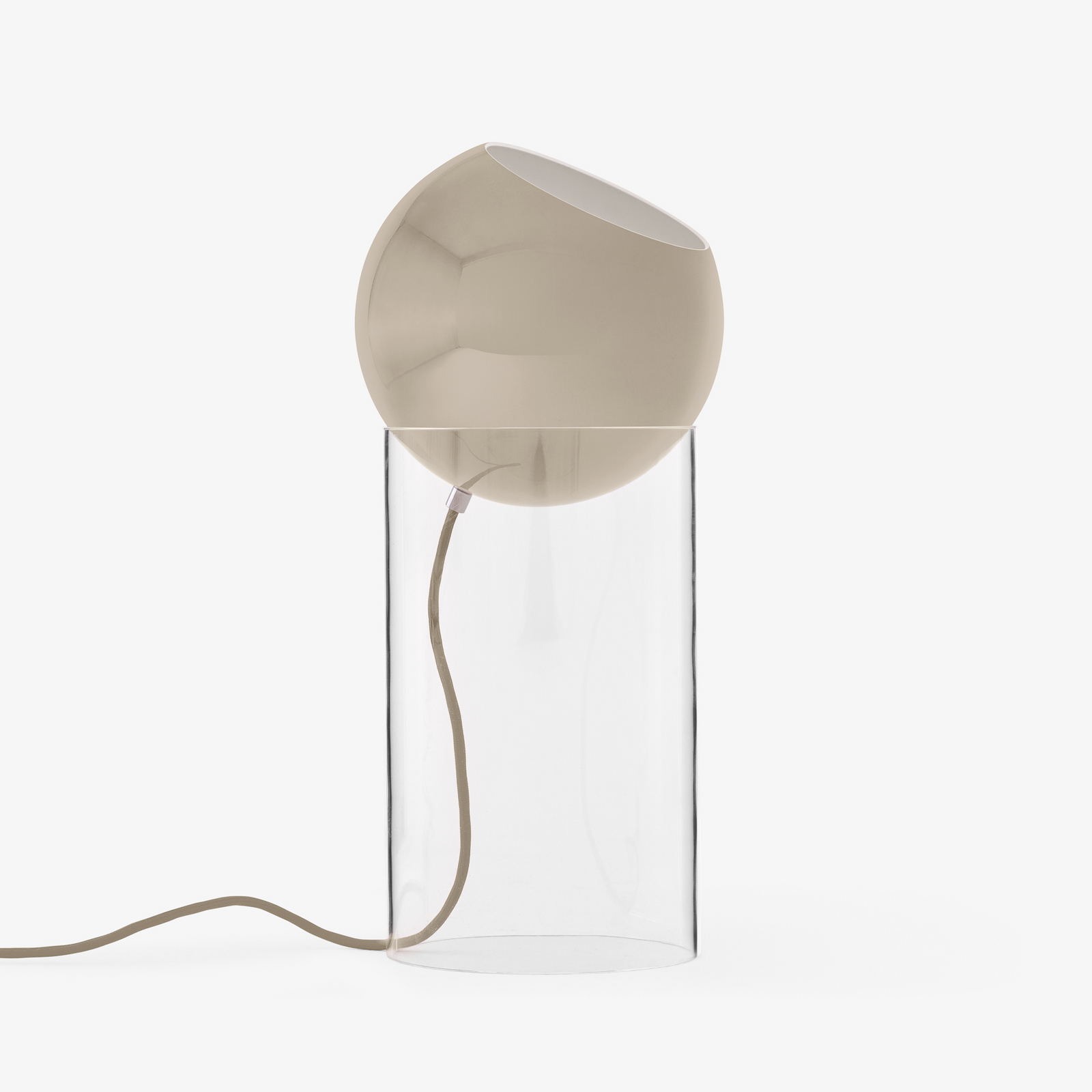 Topan VP14 Lampadaire gris-beige E27 - &Tradition