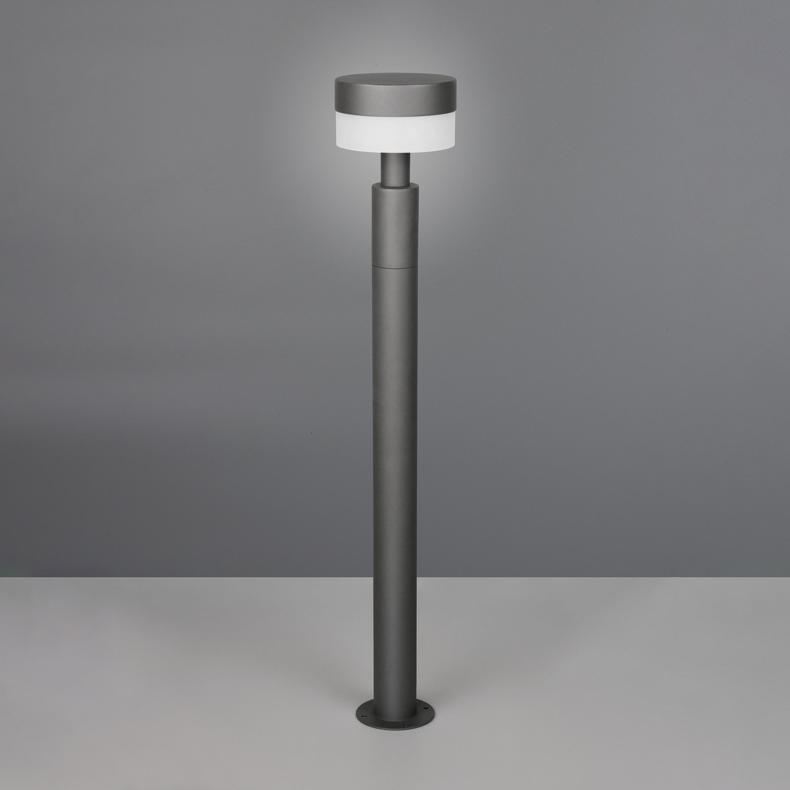 Mackenzie LED path light, height 95 cm, anthracite, cast aluminium