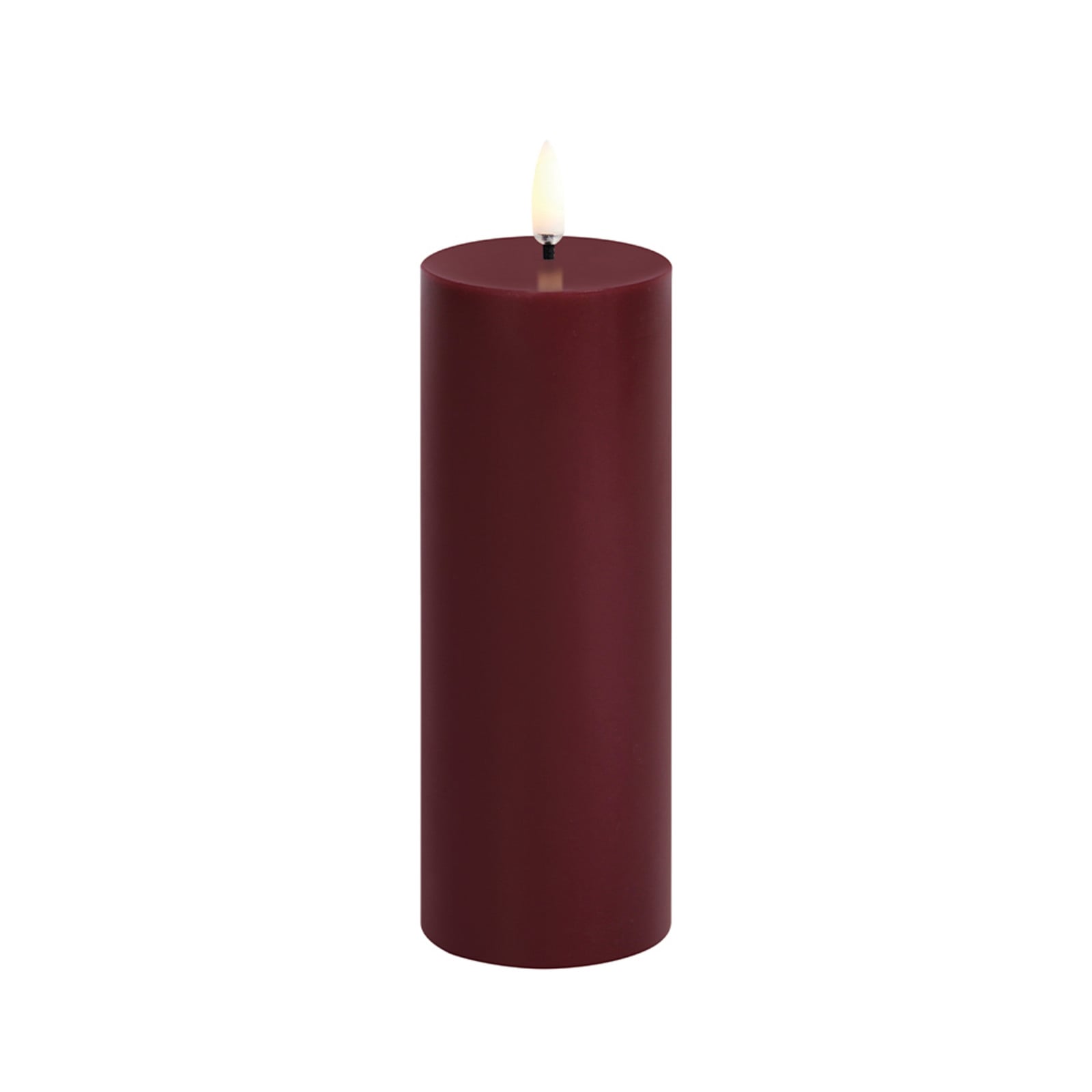 Bloklys LED 5,8x15,2 cm Wine Rød/Smooth Uyuni Lighting - Stue - Andet