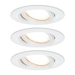 Paulmann Nova Plus 3-pack LED-spot rund vit