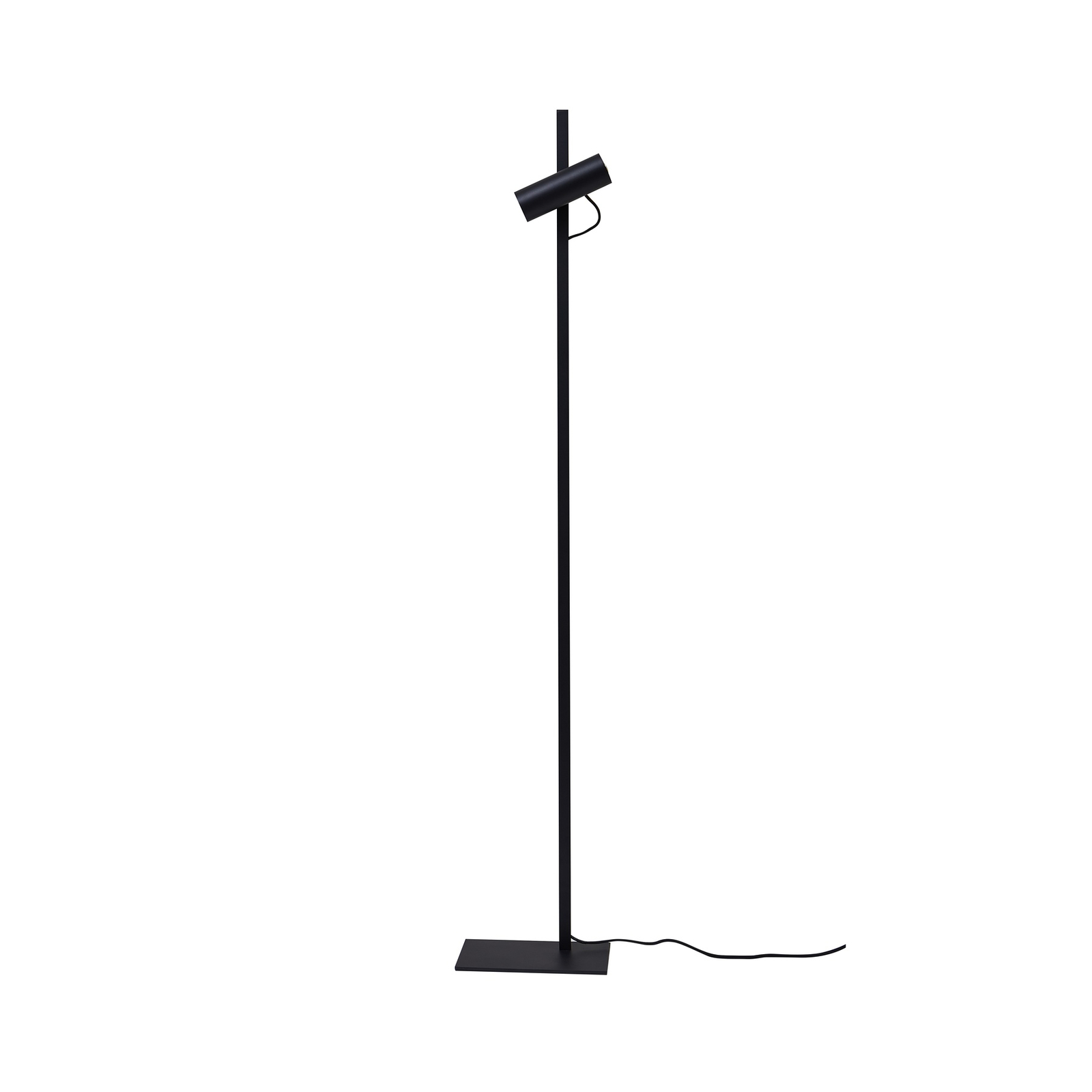 Lucande Lysias floor lamp, black, metal, height 143.2cm