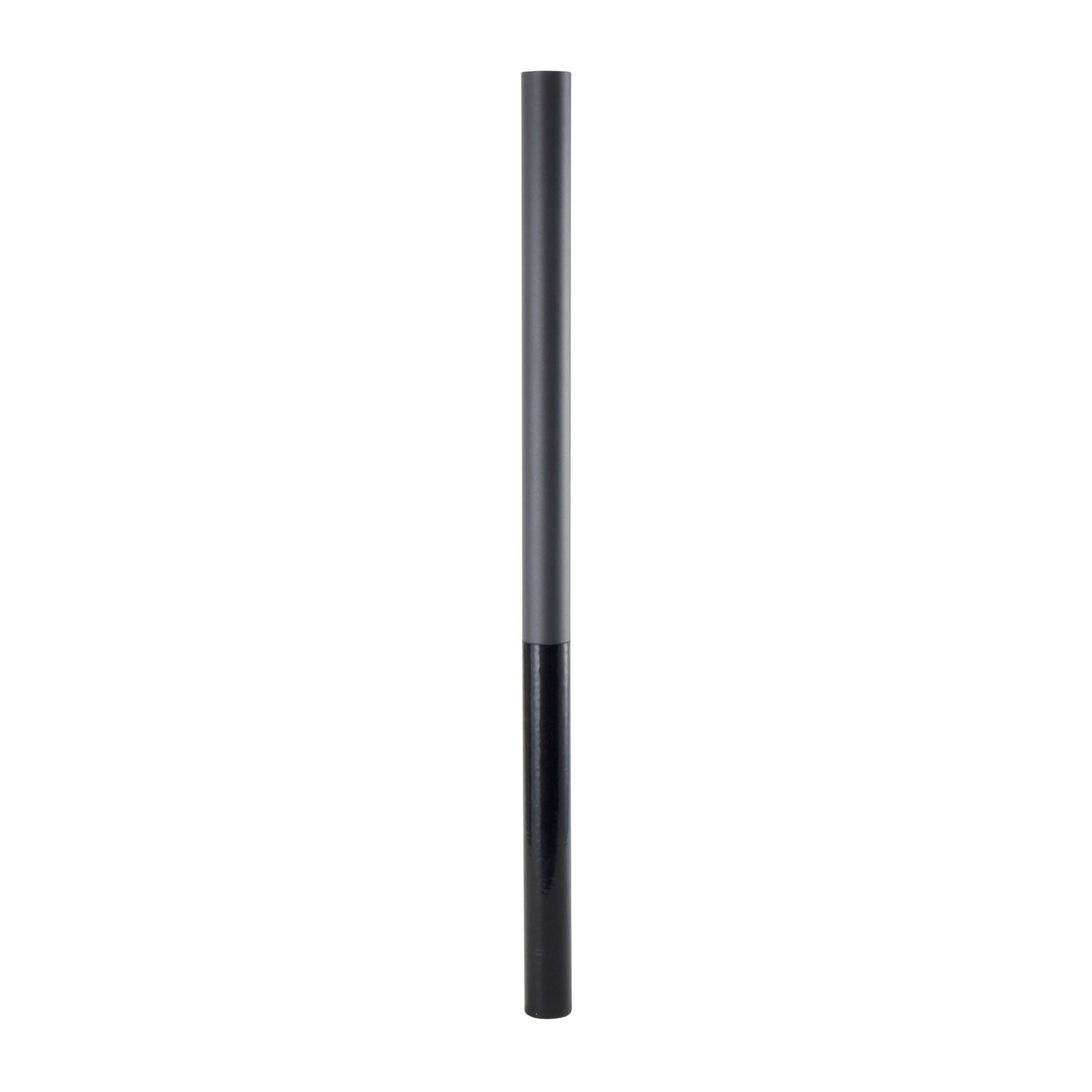 KLEWE Mast für Solarleuchten, anthrazit, Höhe 250 cm, Alu
